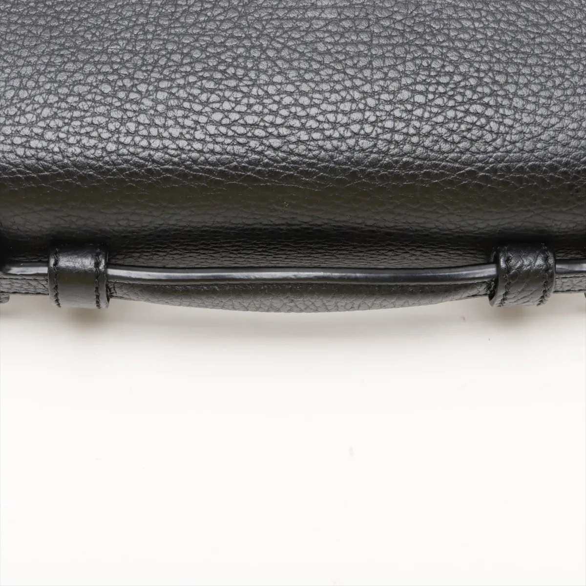 Interlocking G Leather 2-Way Handbag, Black, 510302 (Outlet) — view 5