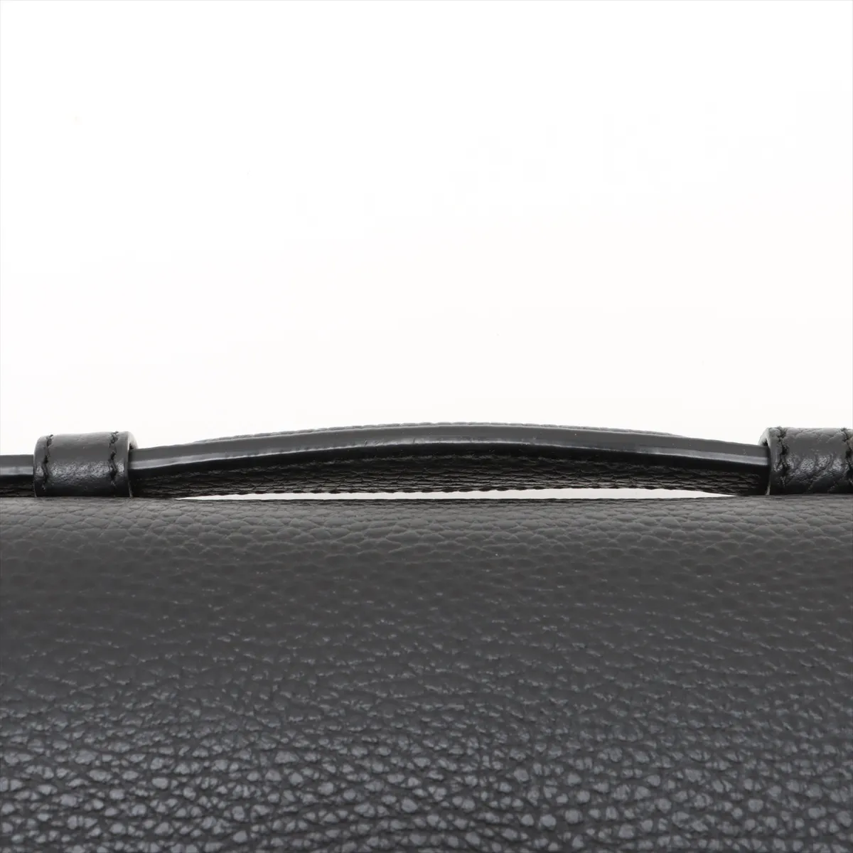 Interlocking G Leather 2-Way Handbag, Black, 510302 (Outlet) — view 6