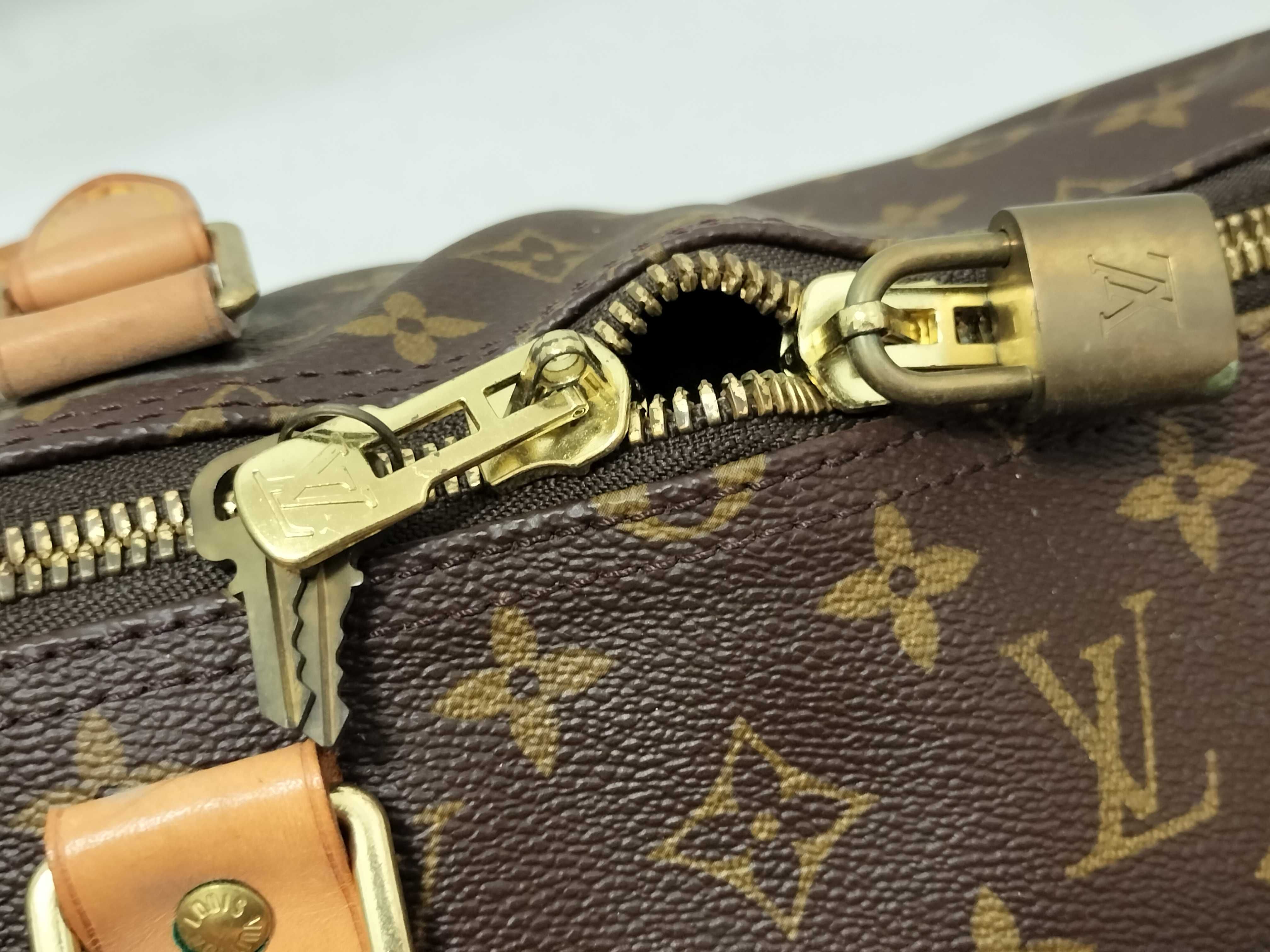 Monogram Vuitton Keepall Boston Bag — view 12