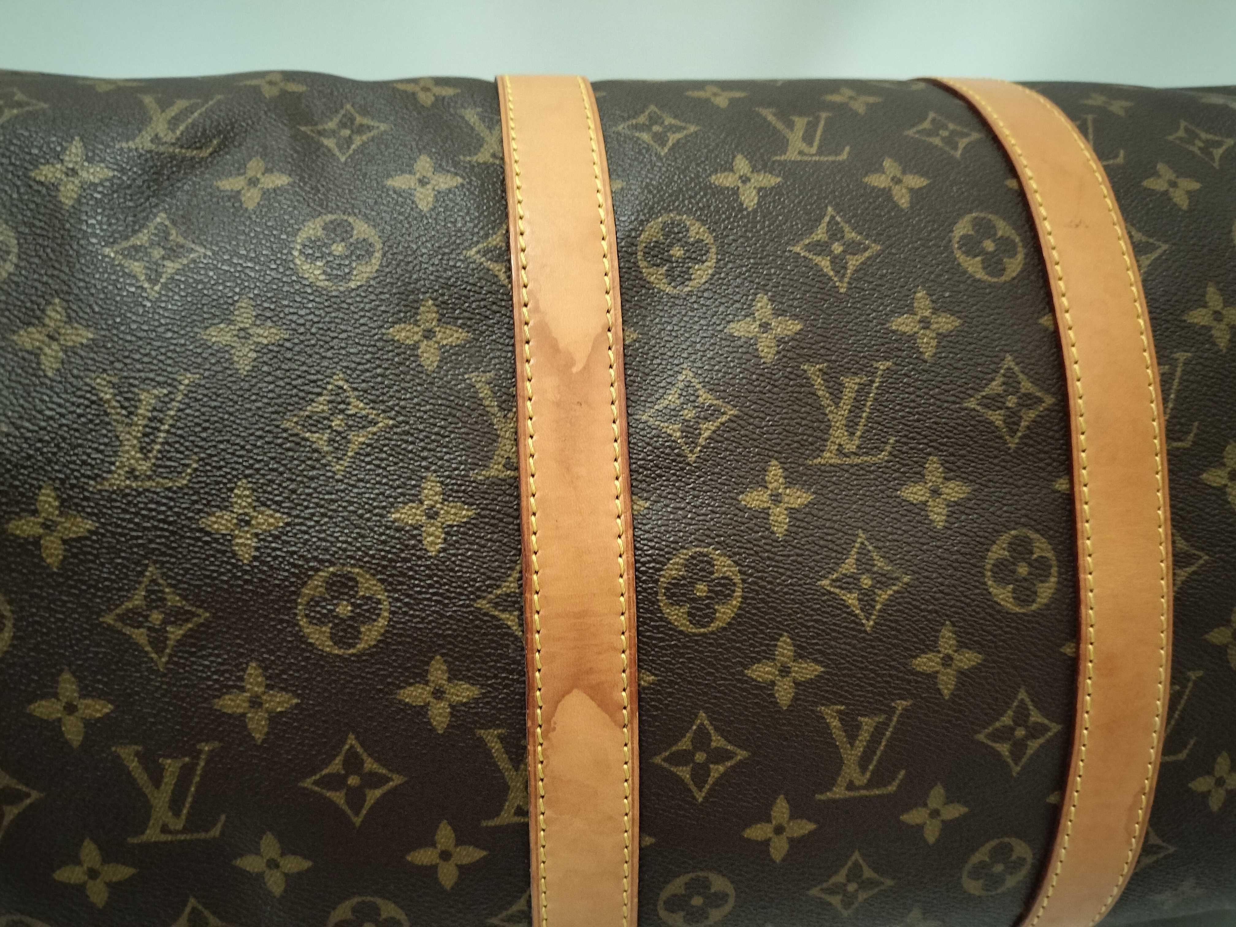 Monogram Vuitton Keepall Boston Bag — view 13