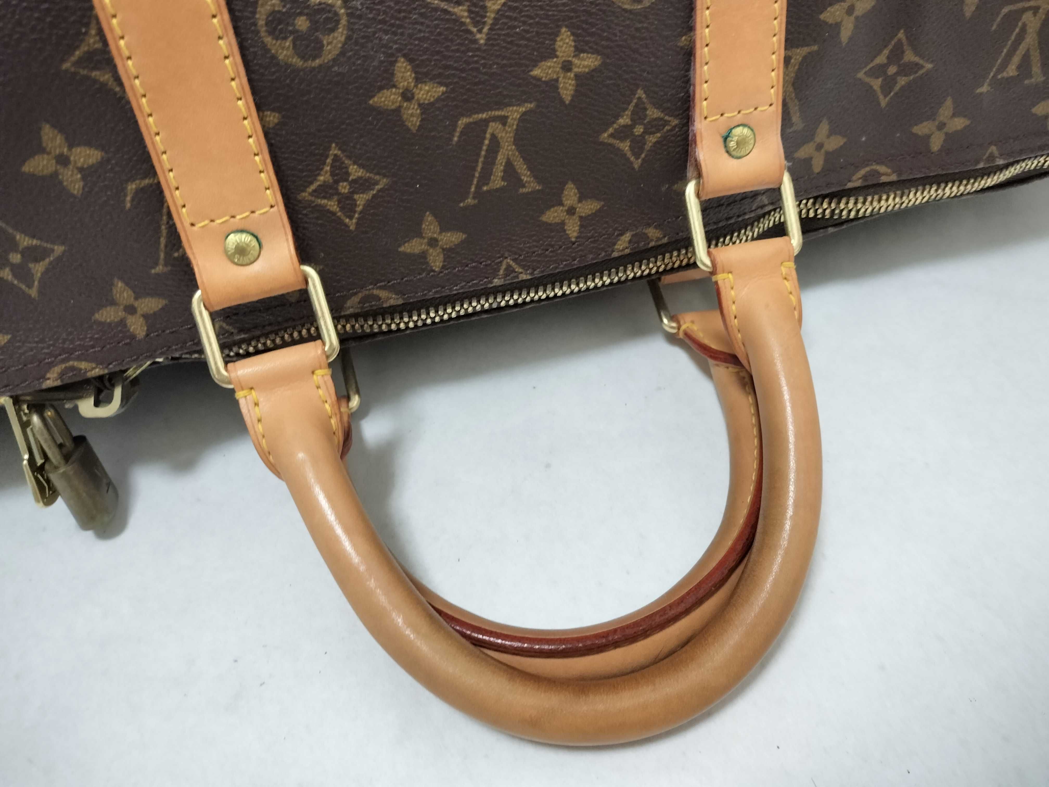 Monogram Vuitton Keepall Boston Bag — view 3
