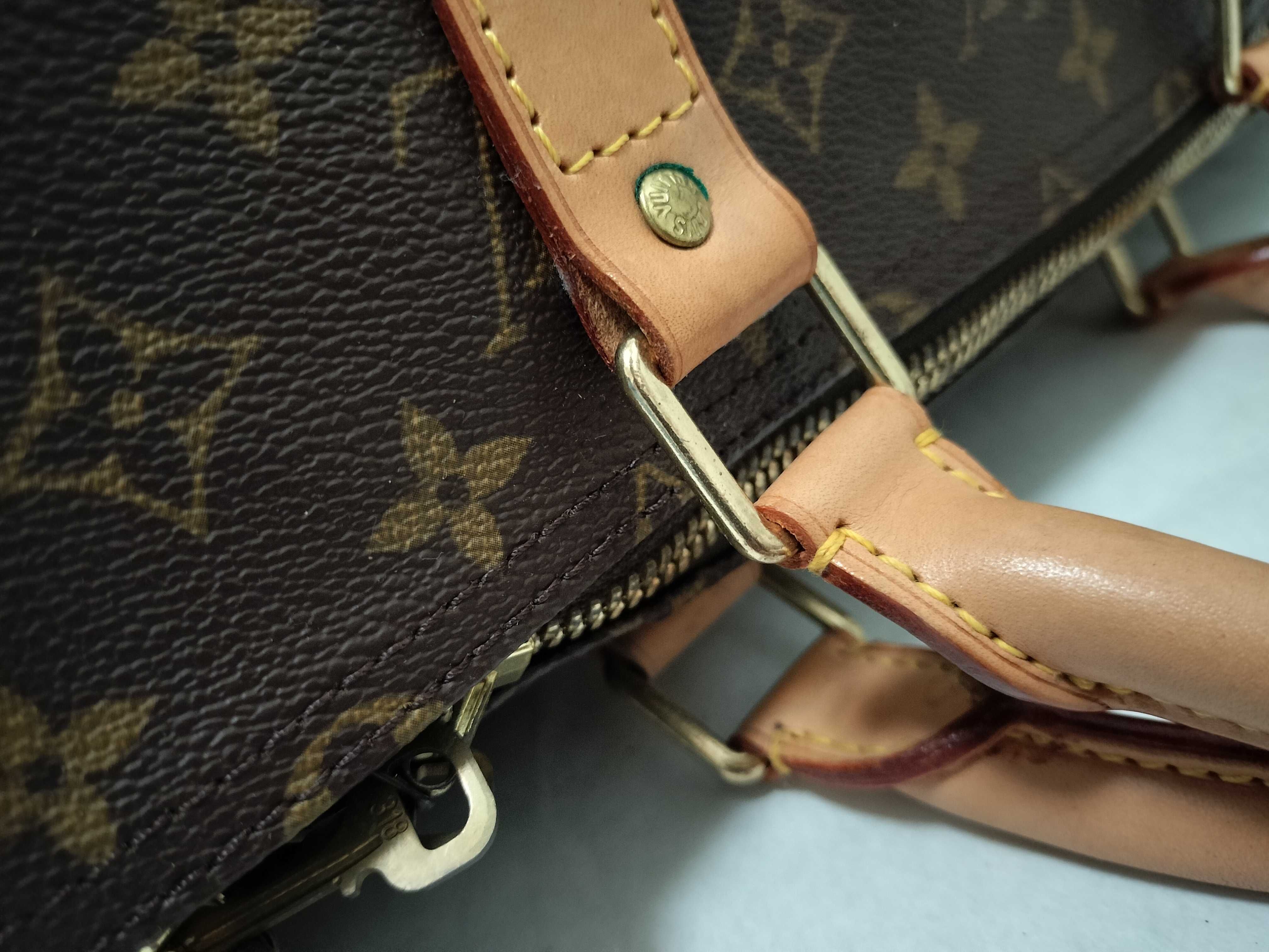 Monogram Vuitton Keepall Boston Bag — view 5
