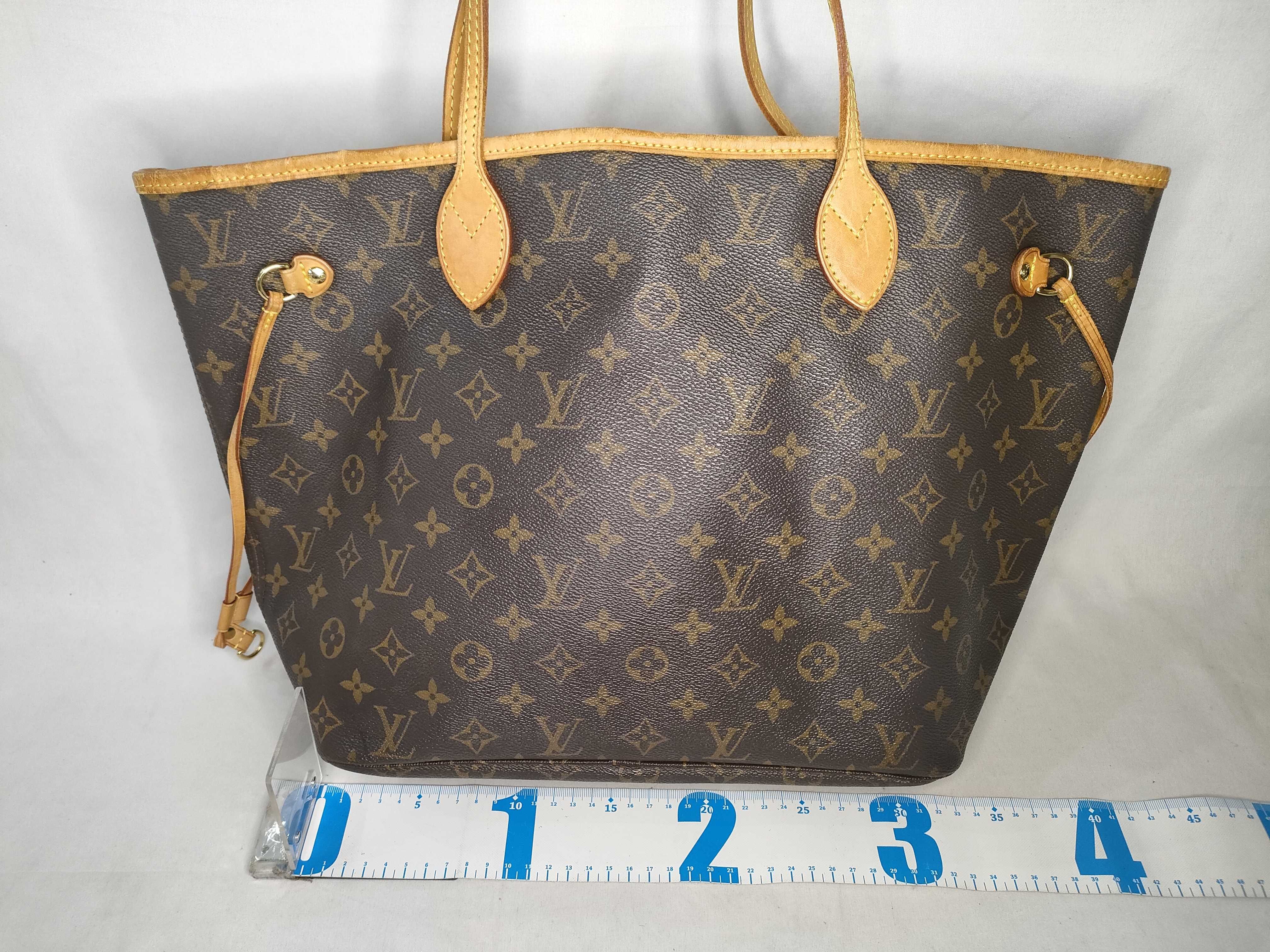 Monogram Neverfull MM M40156 AR4160 Brown Tote Bag — view 2