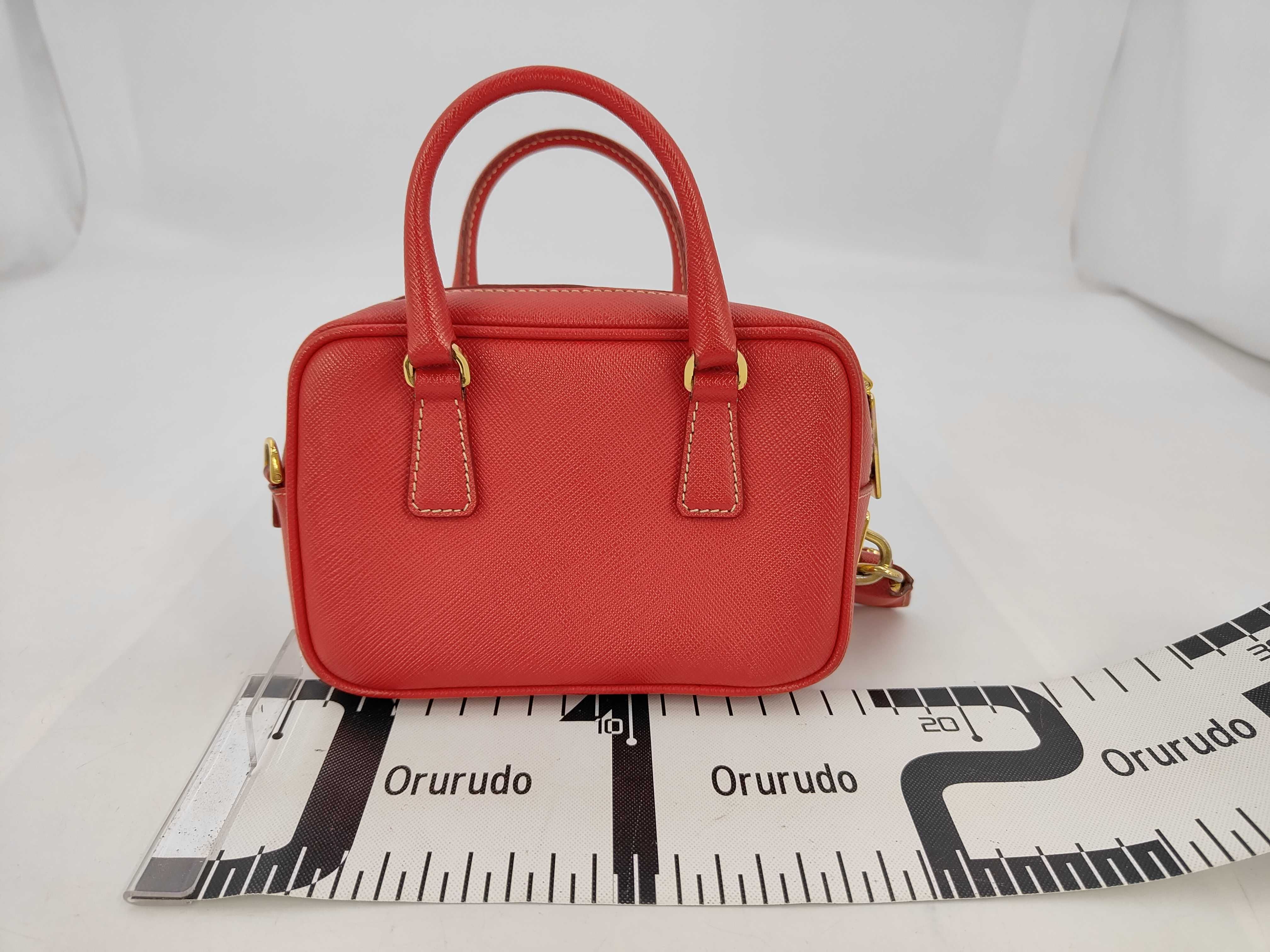 Saffiano 2-Way Shoulder Bag, Red Handbag — view 2