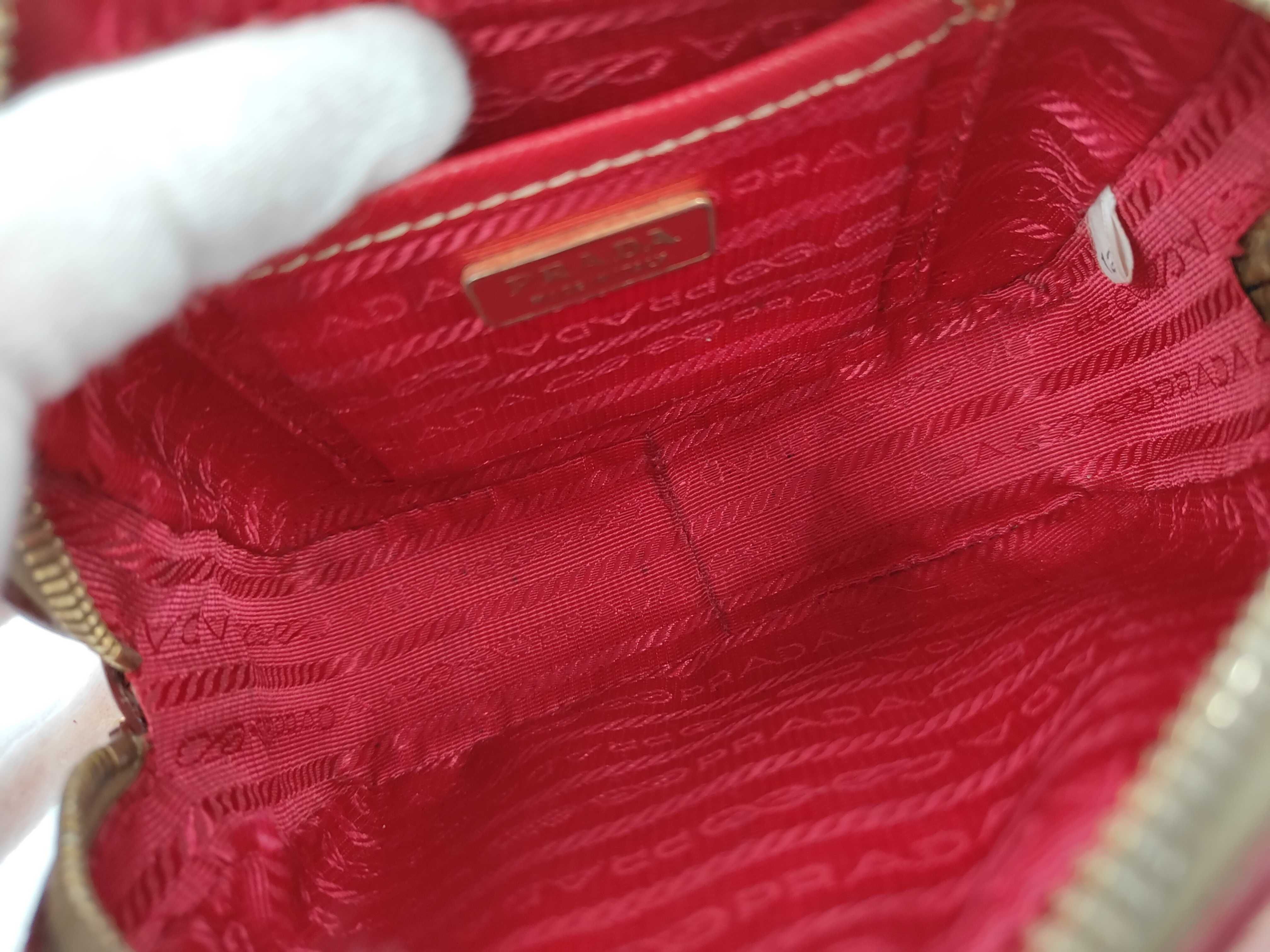 Saffiano 2-Way Shoulder Bag, Red Handbag — view 12
