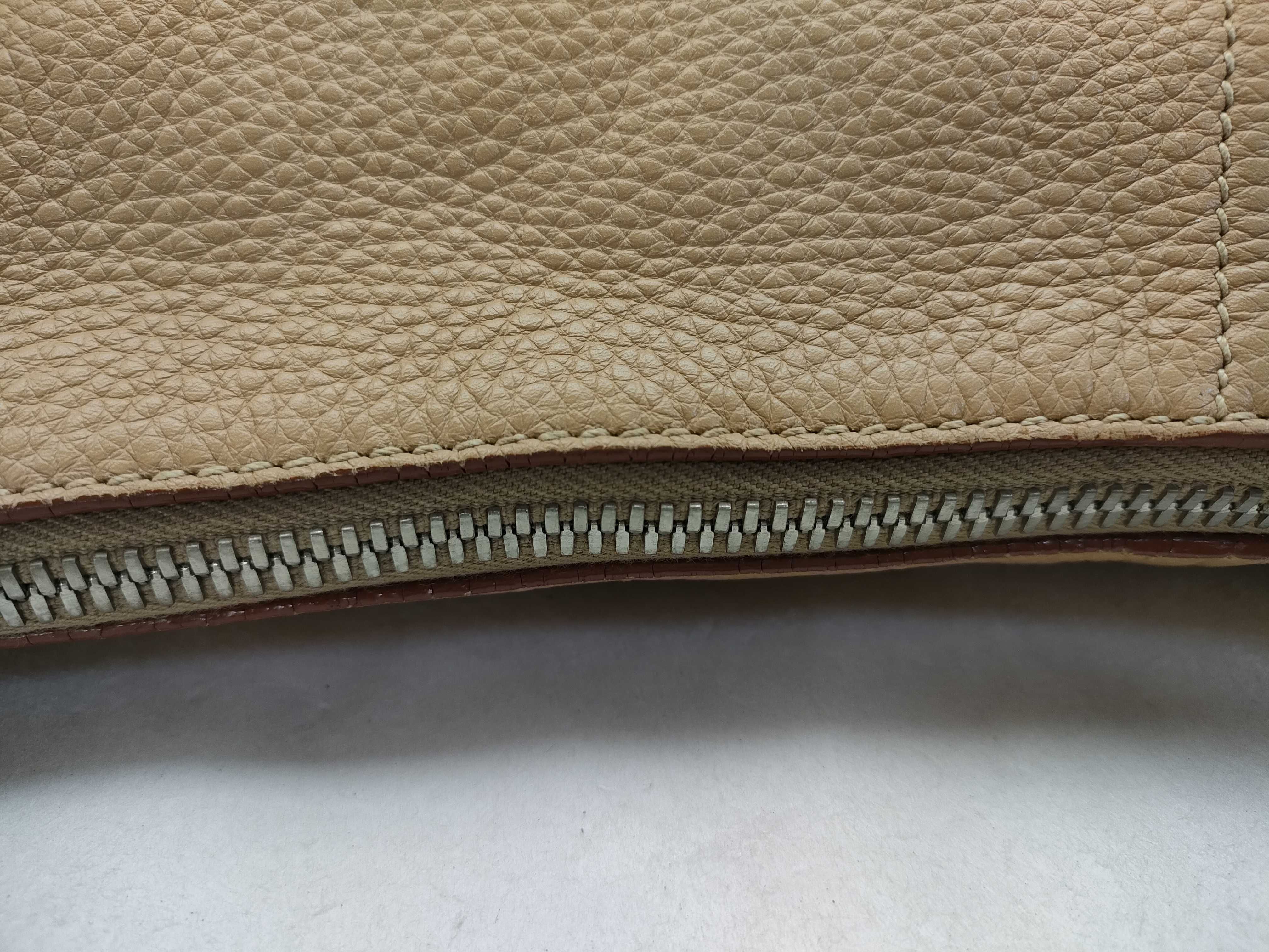 Shoulder Bag Leather Beige Shoulder Bag — view 6
