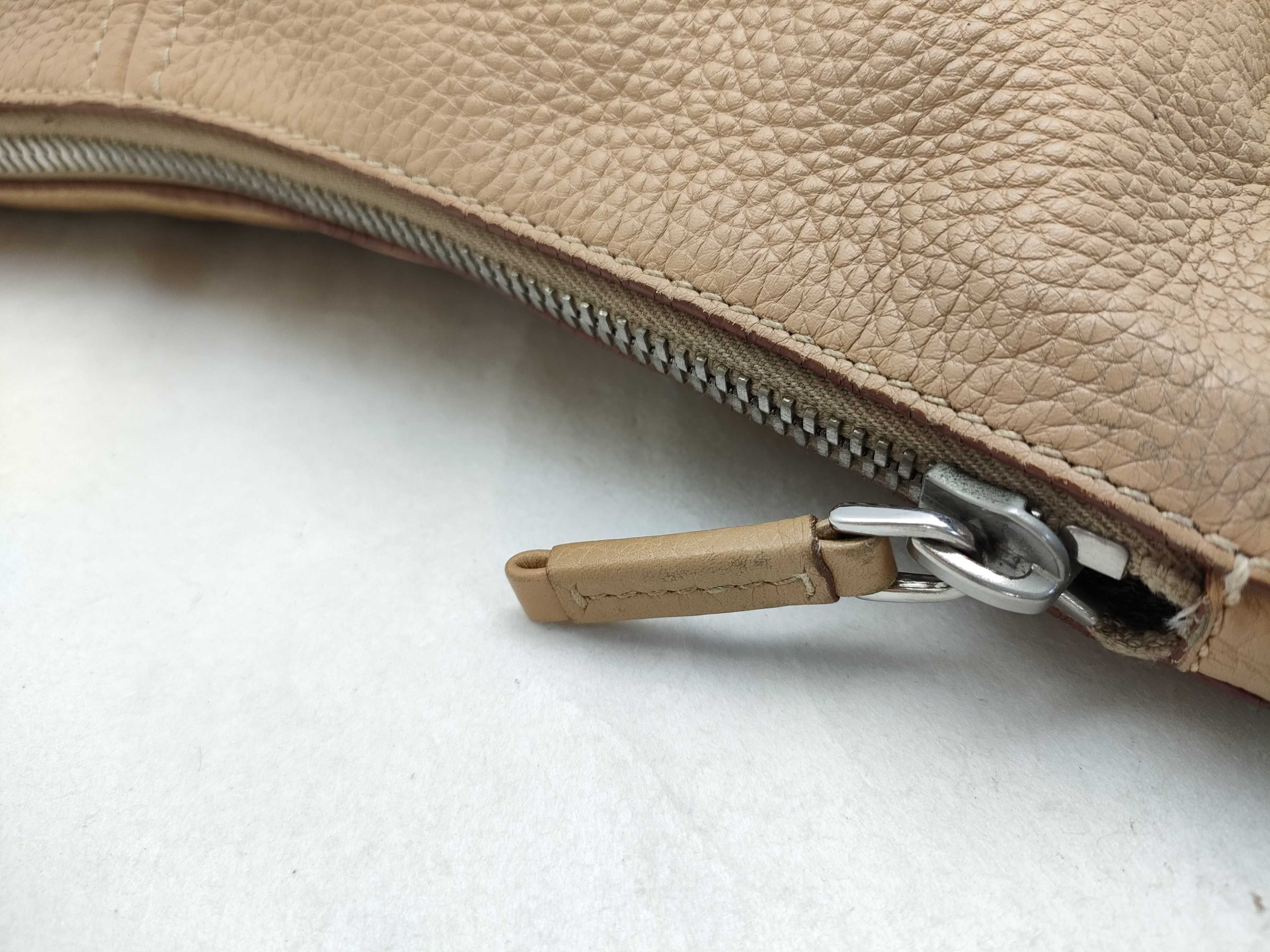 Shoulder Bag Leather Beige Shoulder Bag — view 7