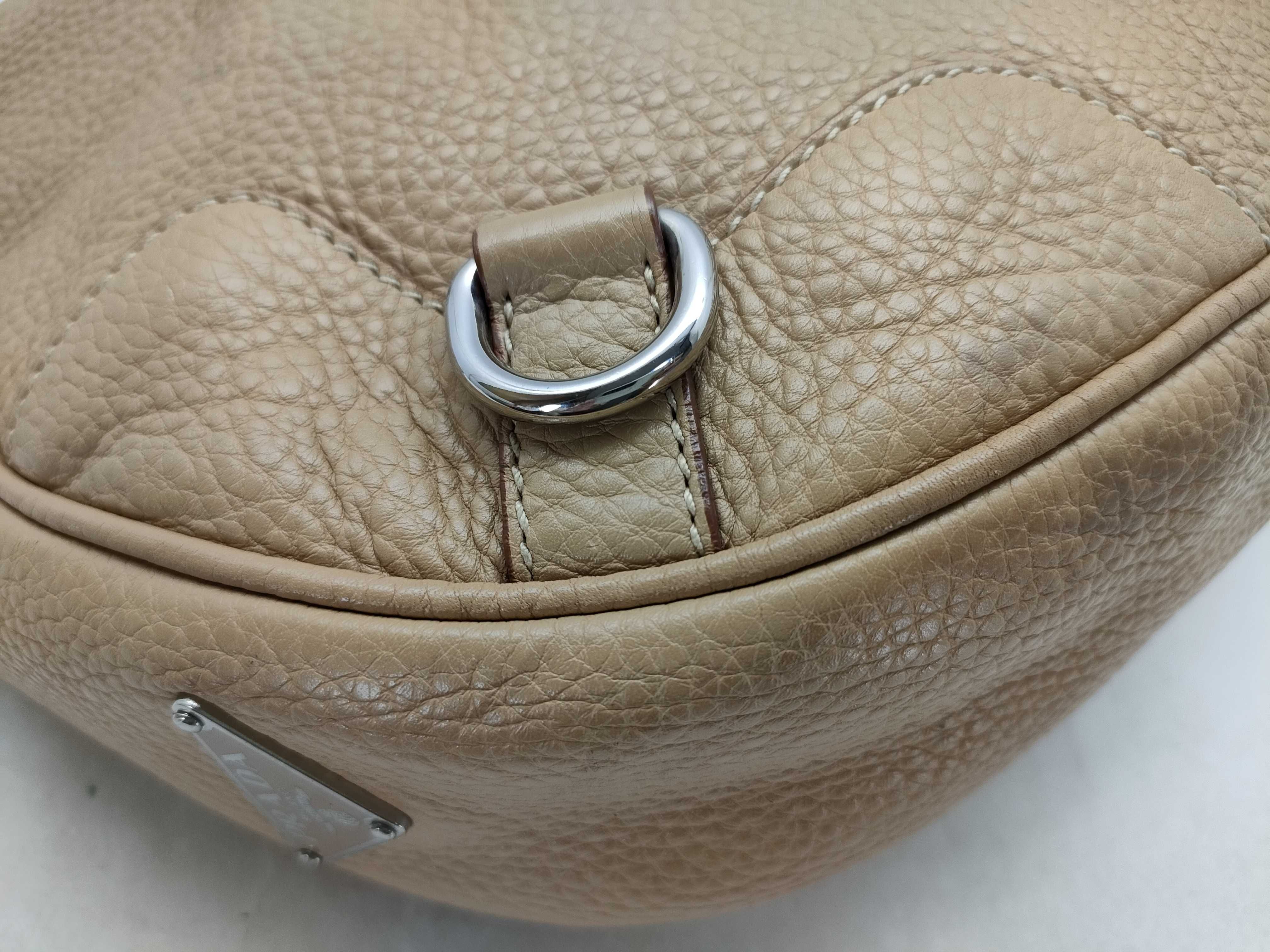 Shoulder Bag Leather Beige Shoulder Bag — view 8