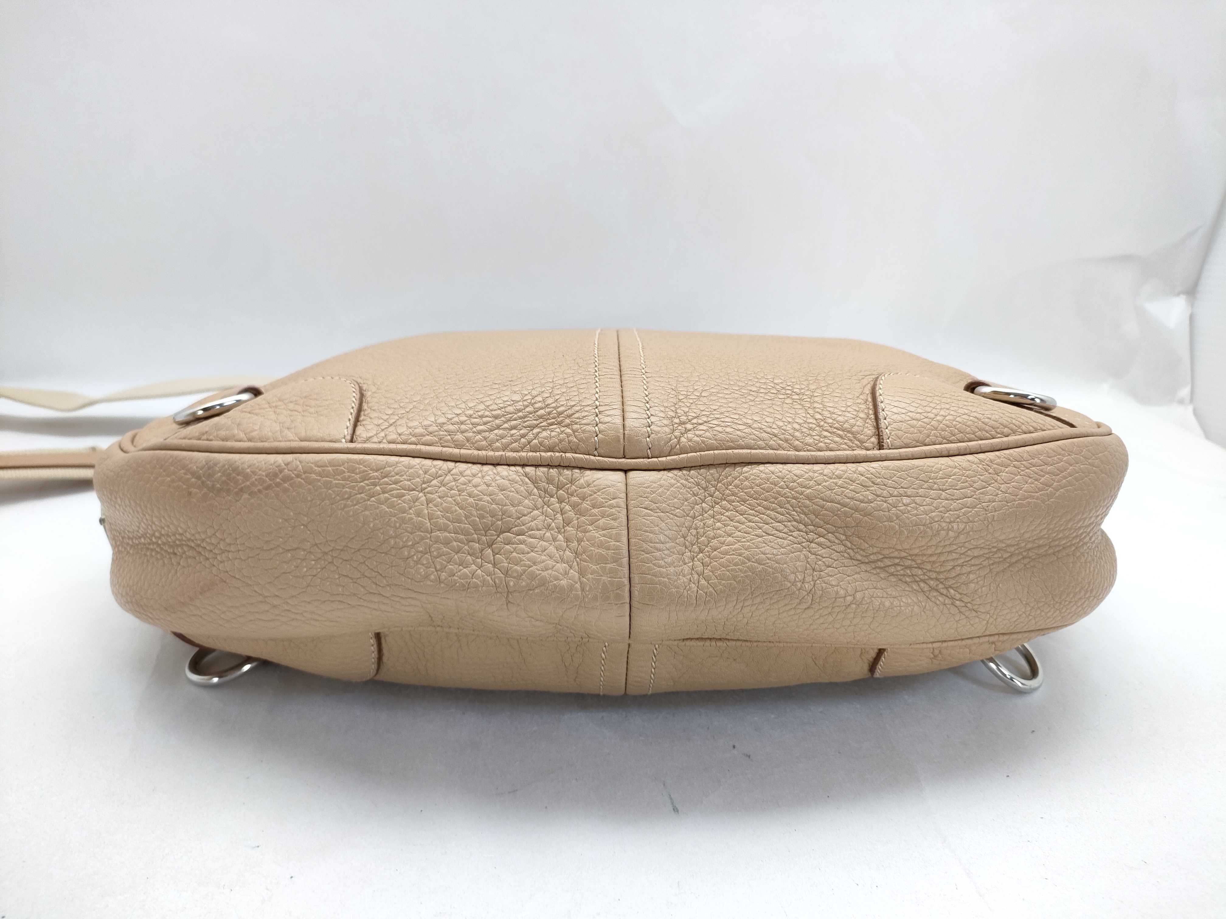 Shoulder Bag Leather Beige Shoulder Bag — view 9