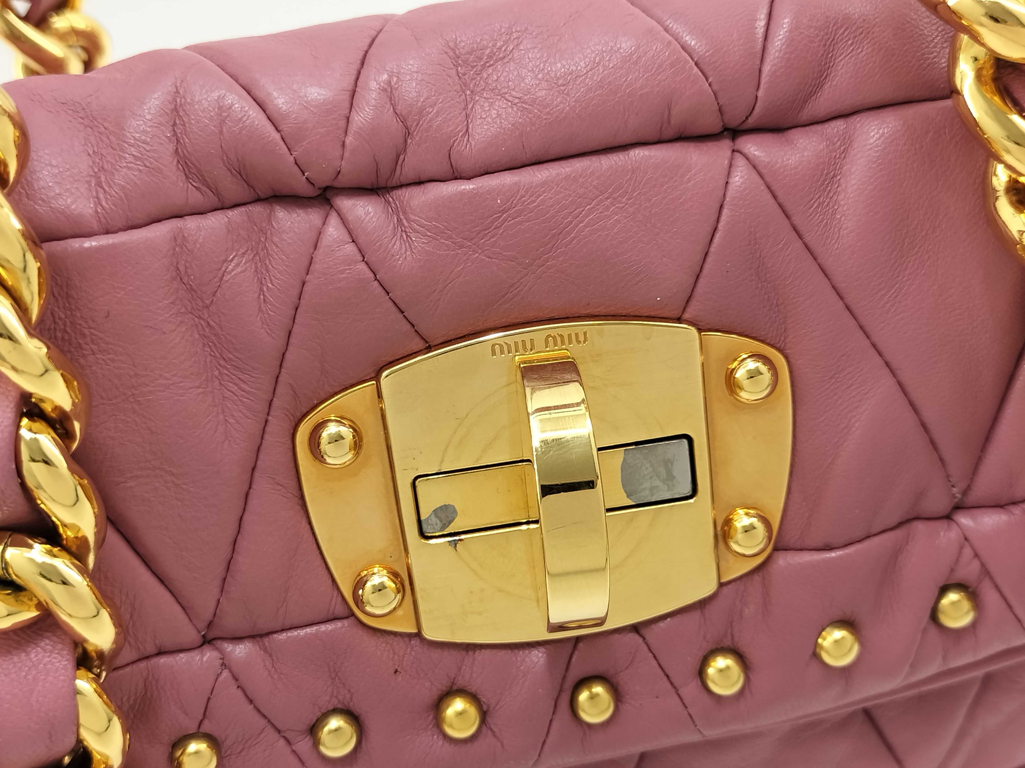 Matelassé Studded 2-Way Chain Shoulder Bag (ky24882) Shoulder Bag — view 6