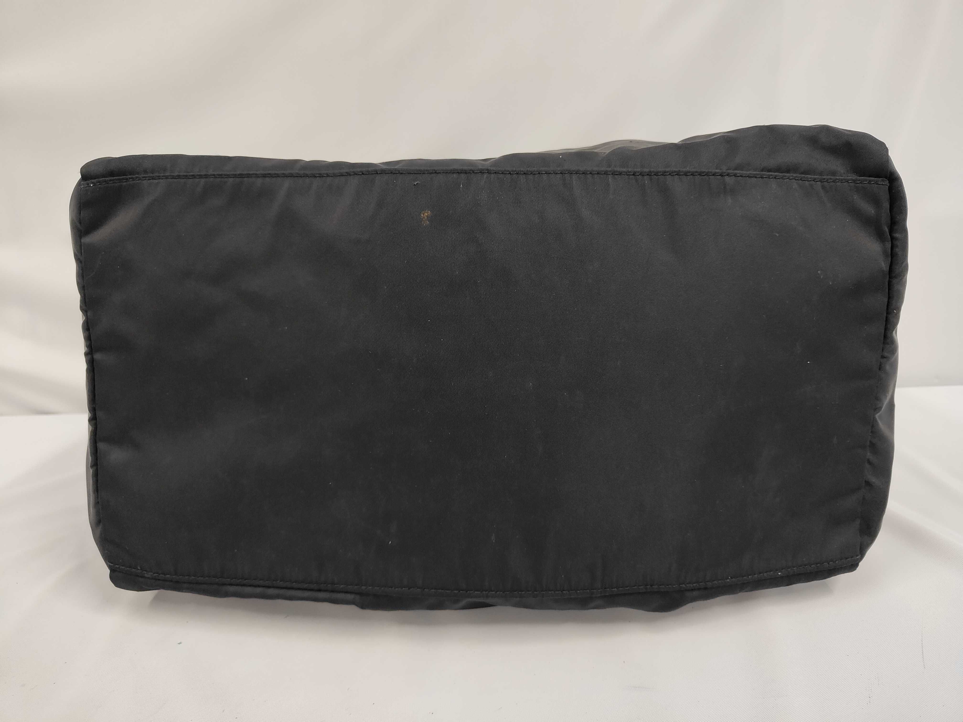 Triangle Plate Nylon Boston Bag — view 3