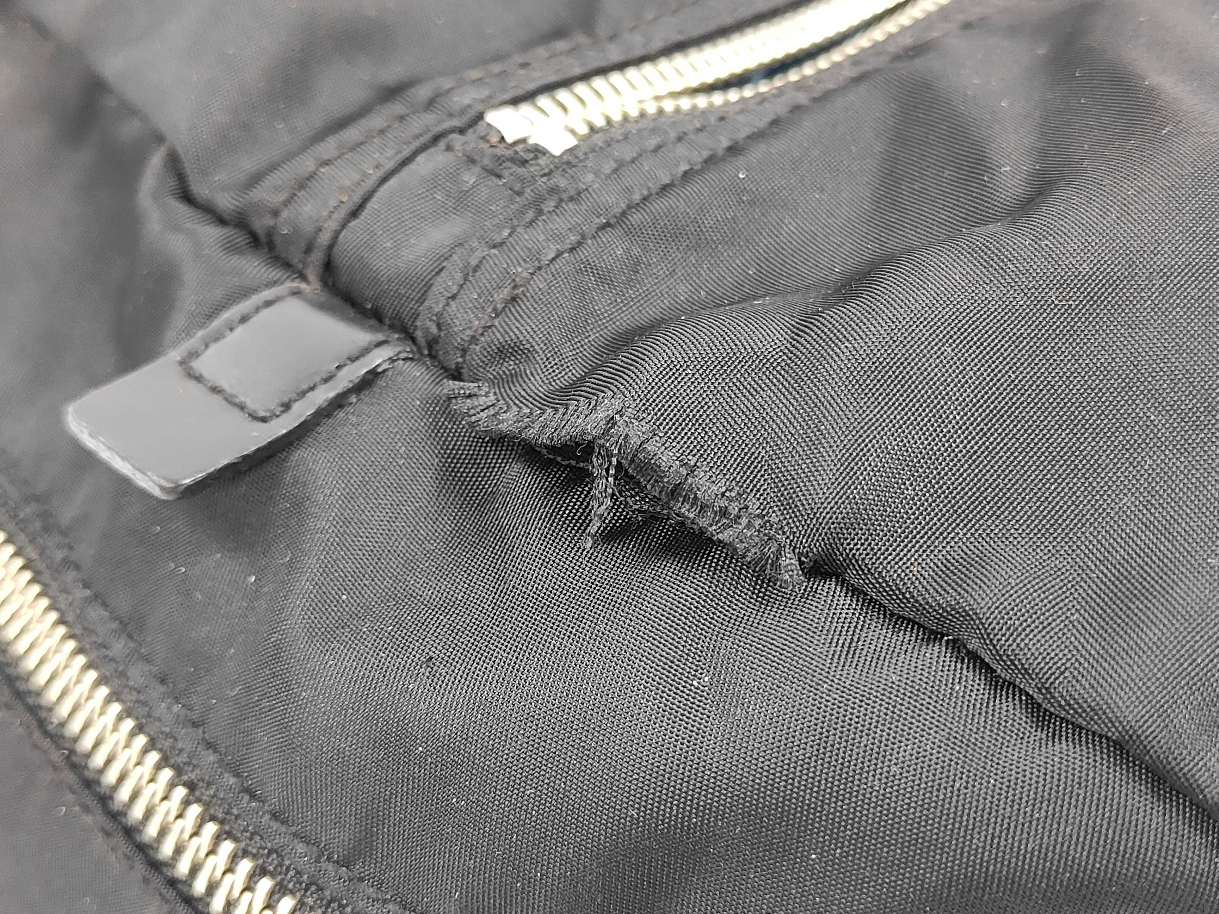 Triangle Plate Nylon Boston Bag — view 8