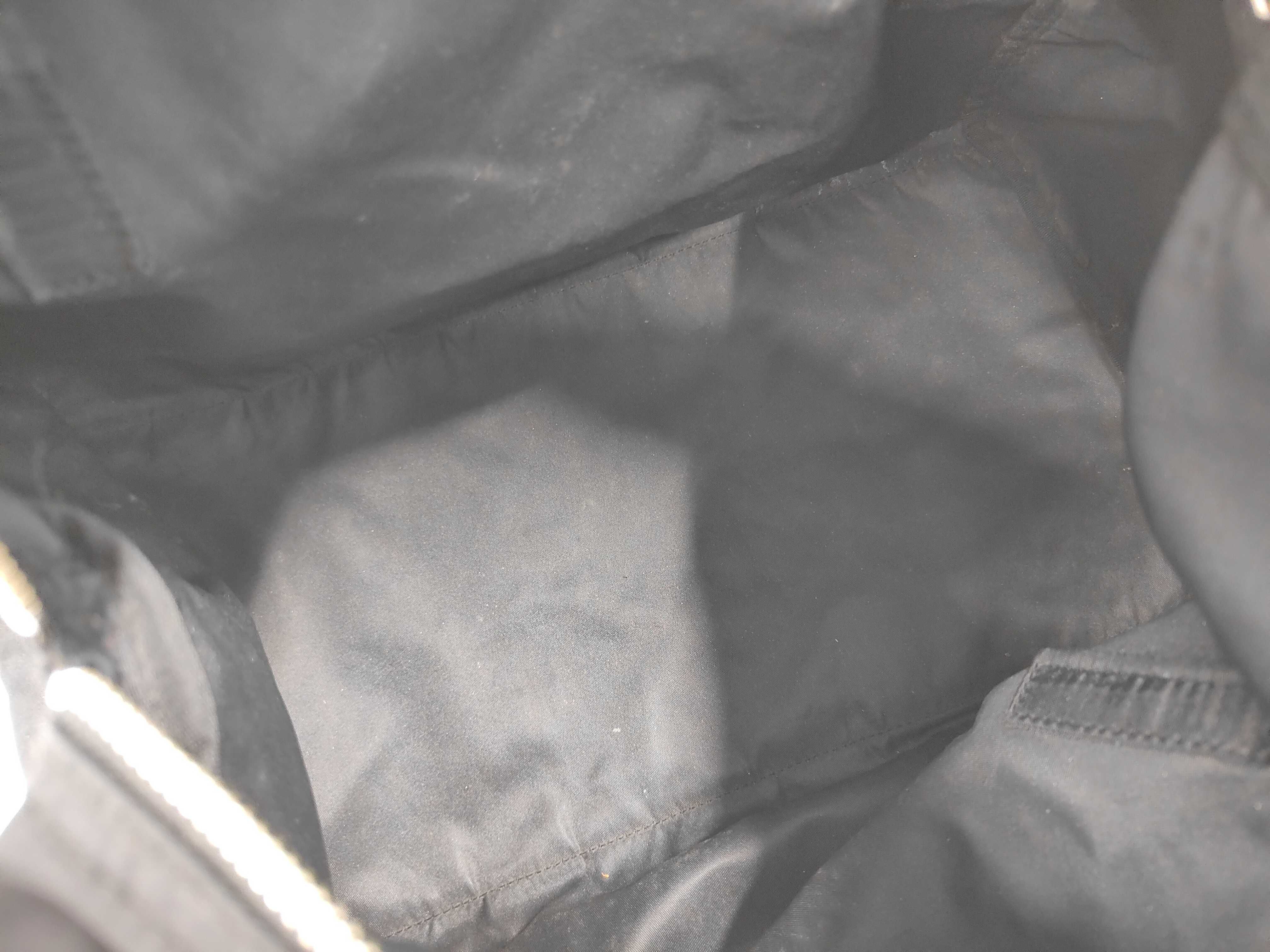 Triangle Plate Nylon Boston Bag — view 9