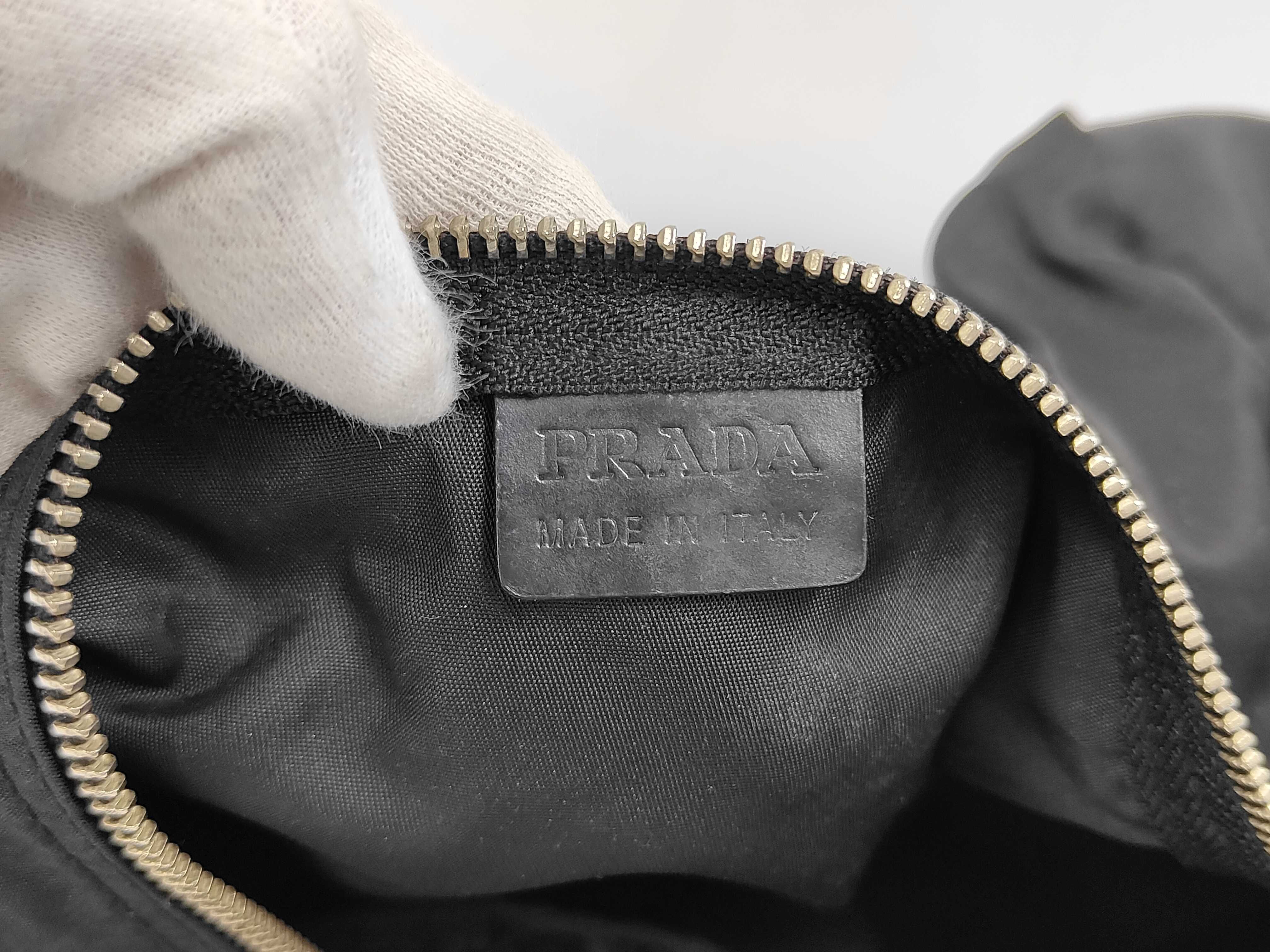 Triangle Plate Nylon Boston Bag — view 10
