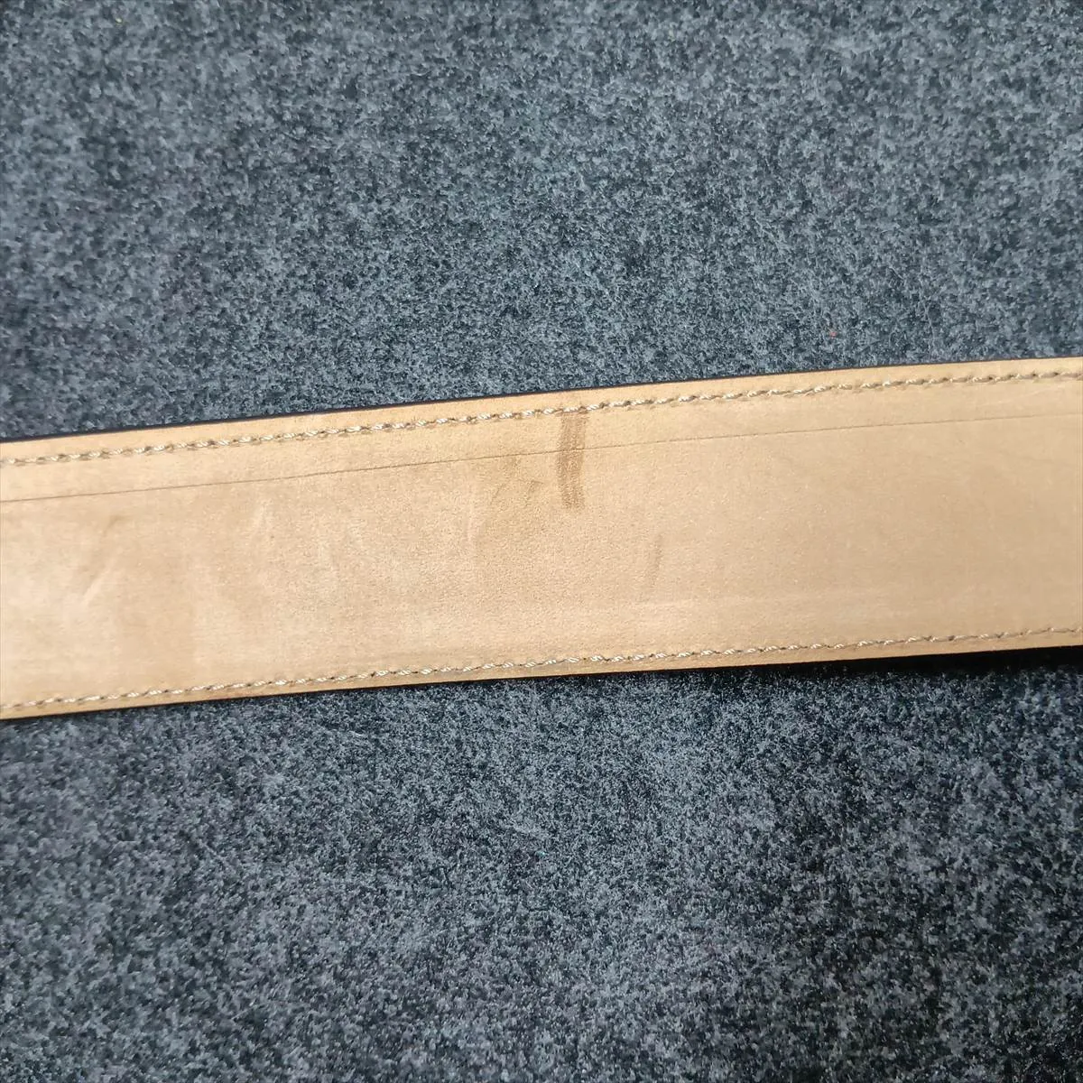 449716 GG Canvas Belt 100 Canvas x Leather Beige x Brown — view 6