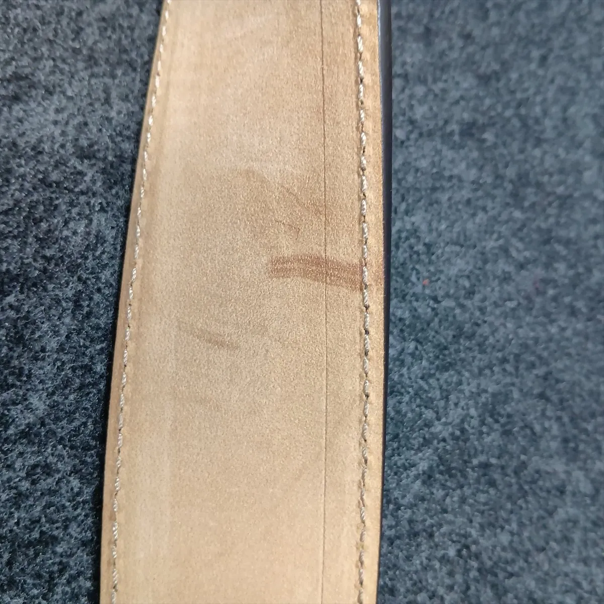 449716 GG Canvas Belt 100 Canvas x Leather Beige x Brown — view 7