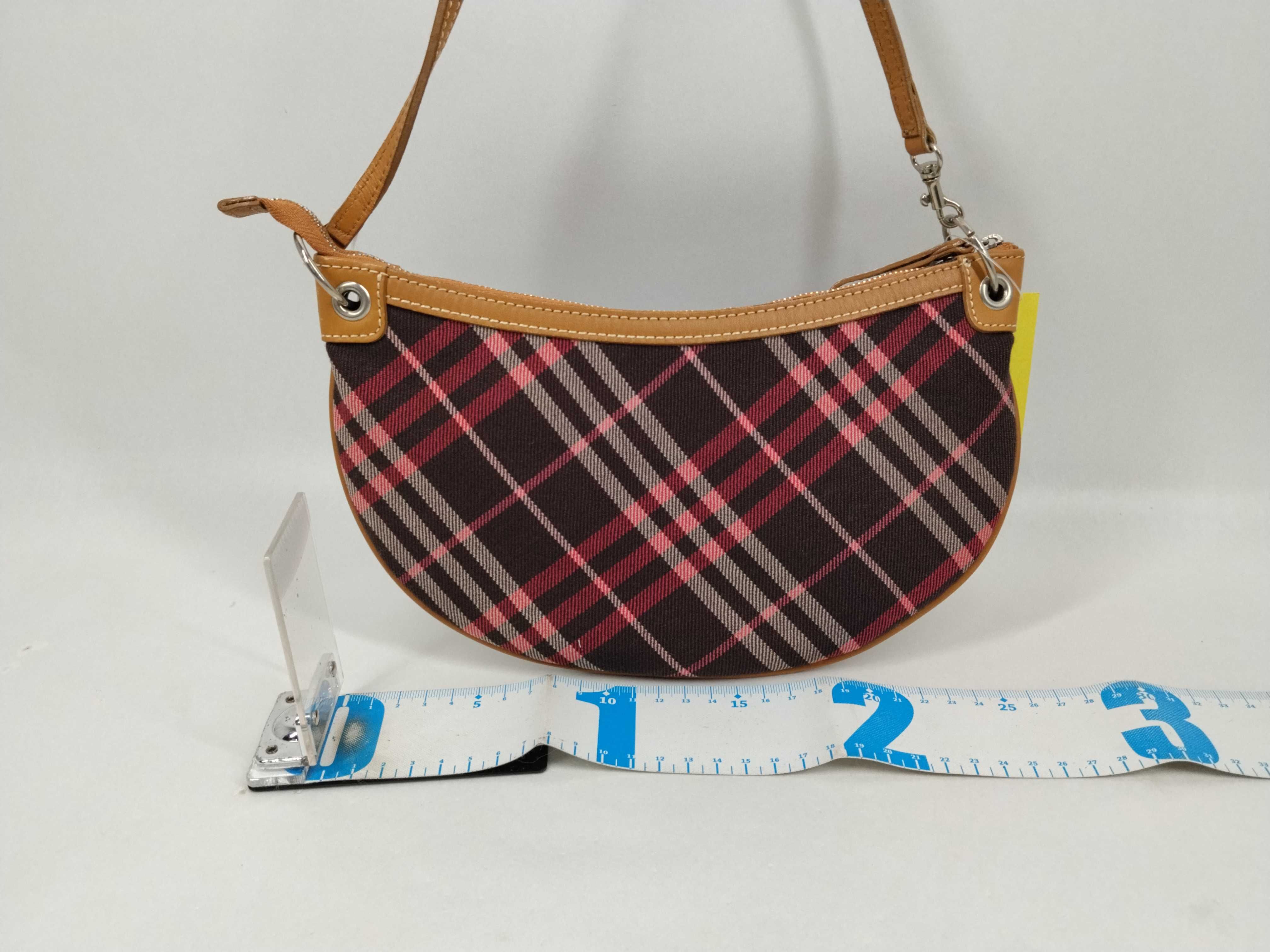 Blue Label Check Pattern One-Shoulder Bag — view 2