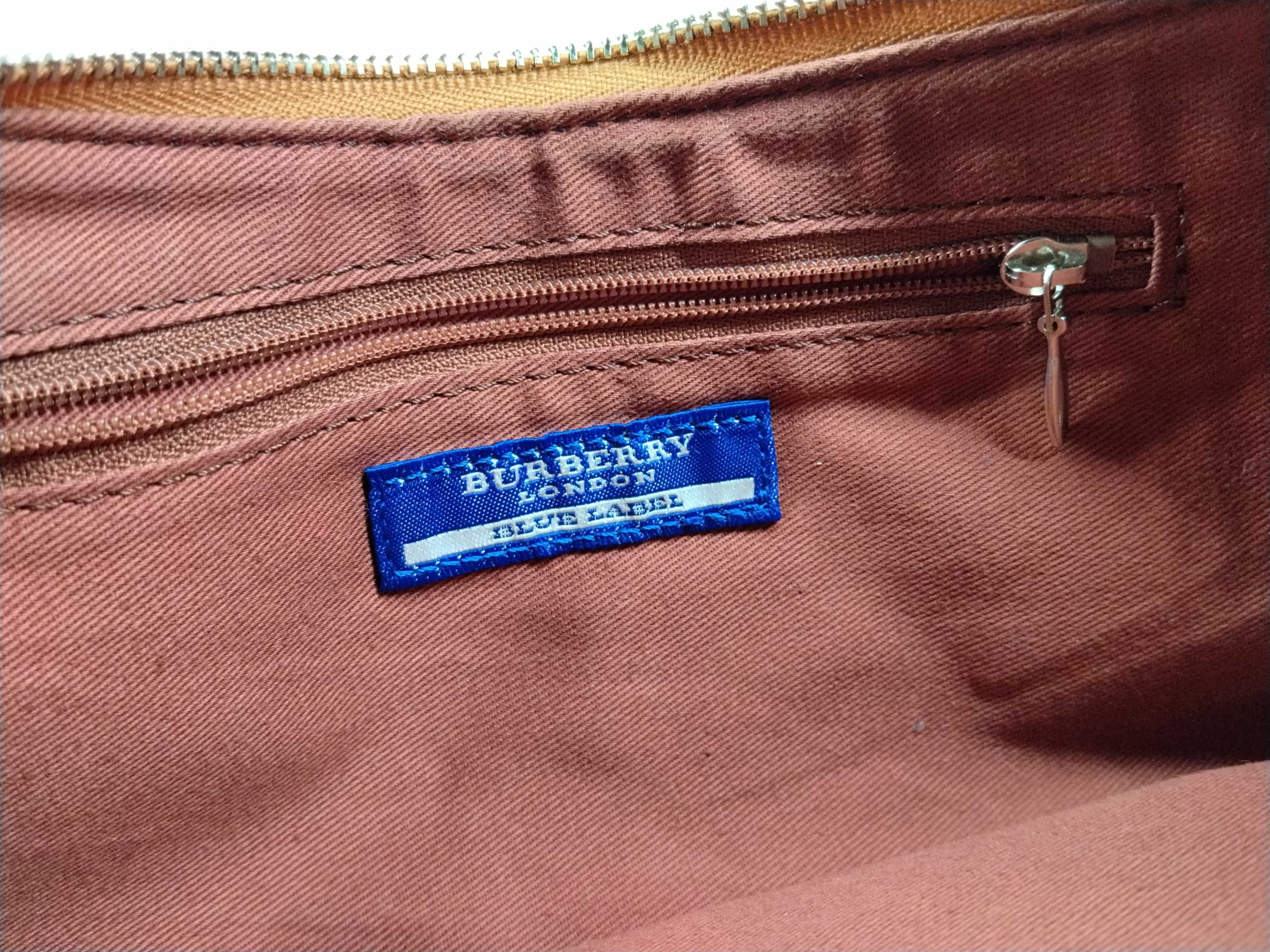 Blue Label Check Pattern One-Shoulder Bag — view 12