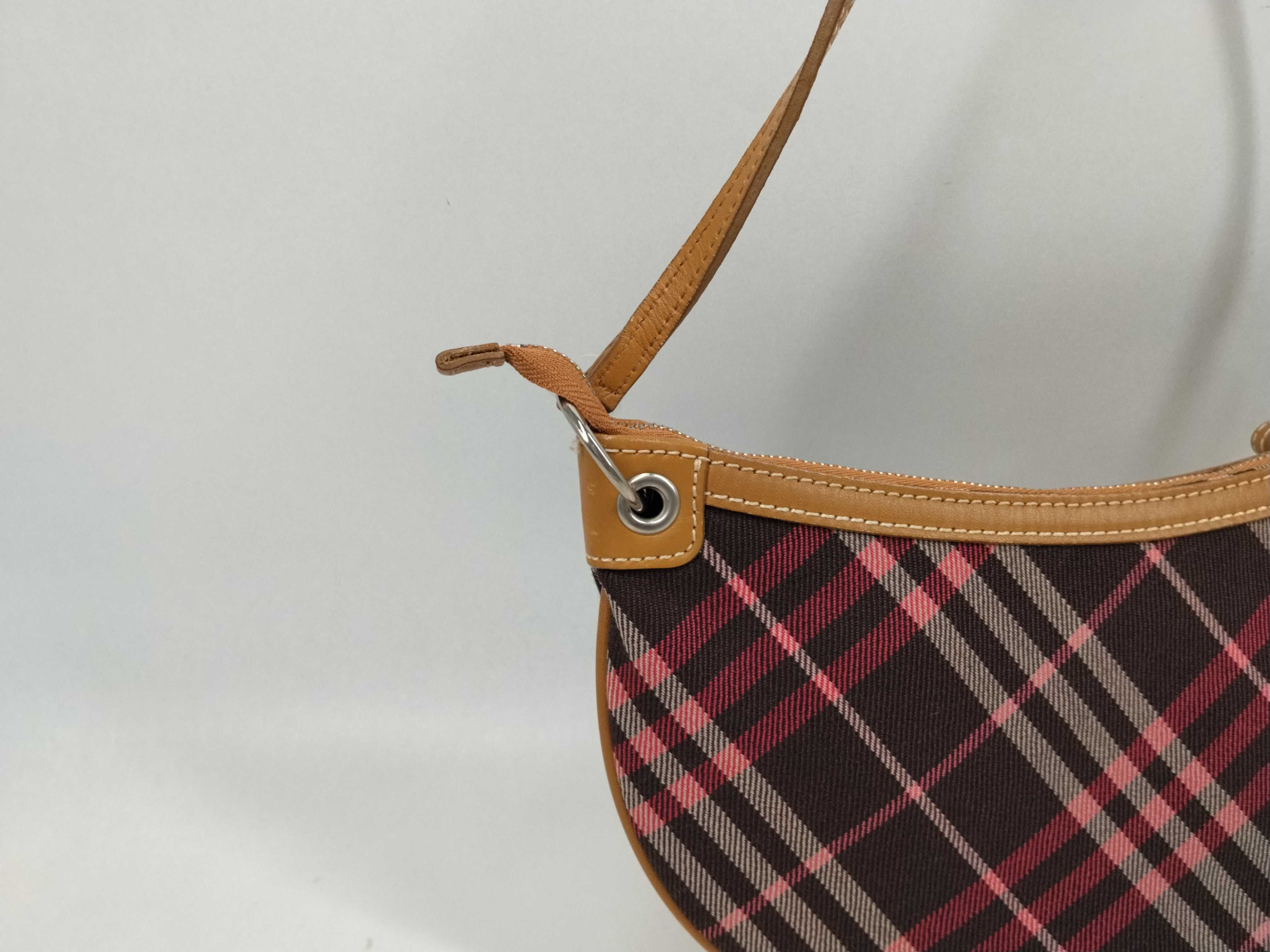 Blue Label Check Pattern One-Shoulder Bag — view 3