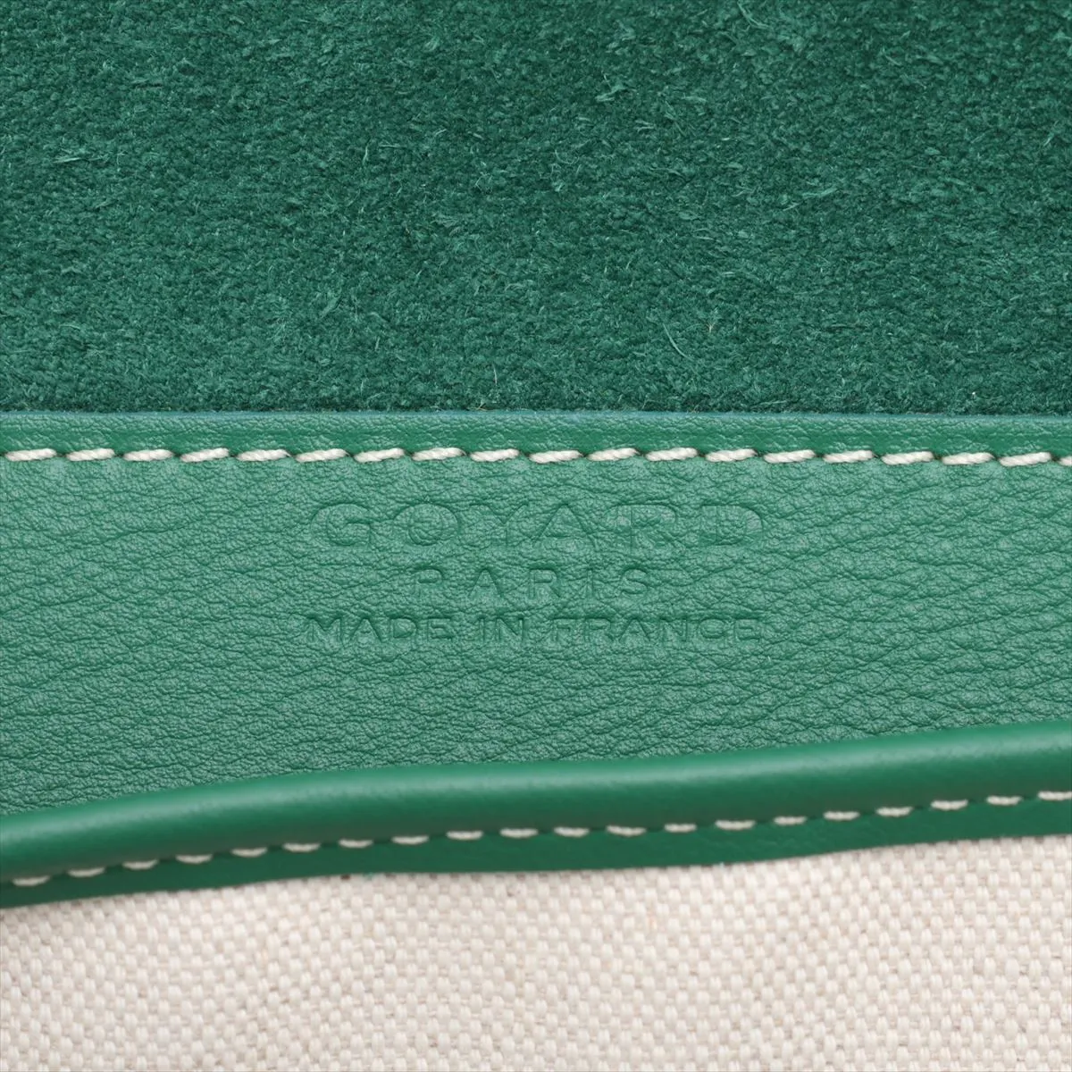 Croucier PVC x Leather Shoulder Bag, Green — view 8