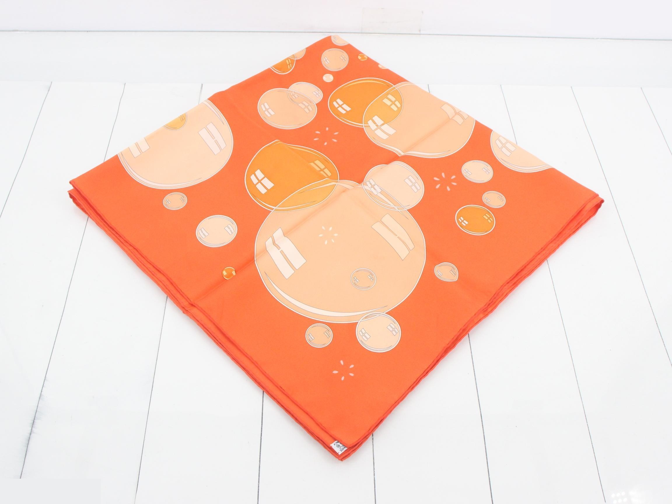 Orange scarf — view 2