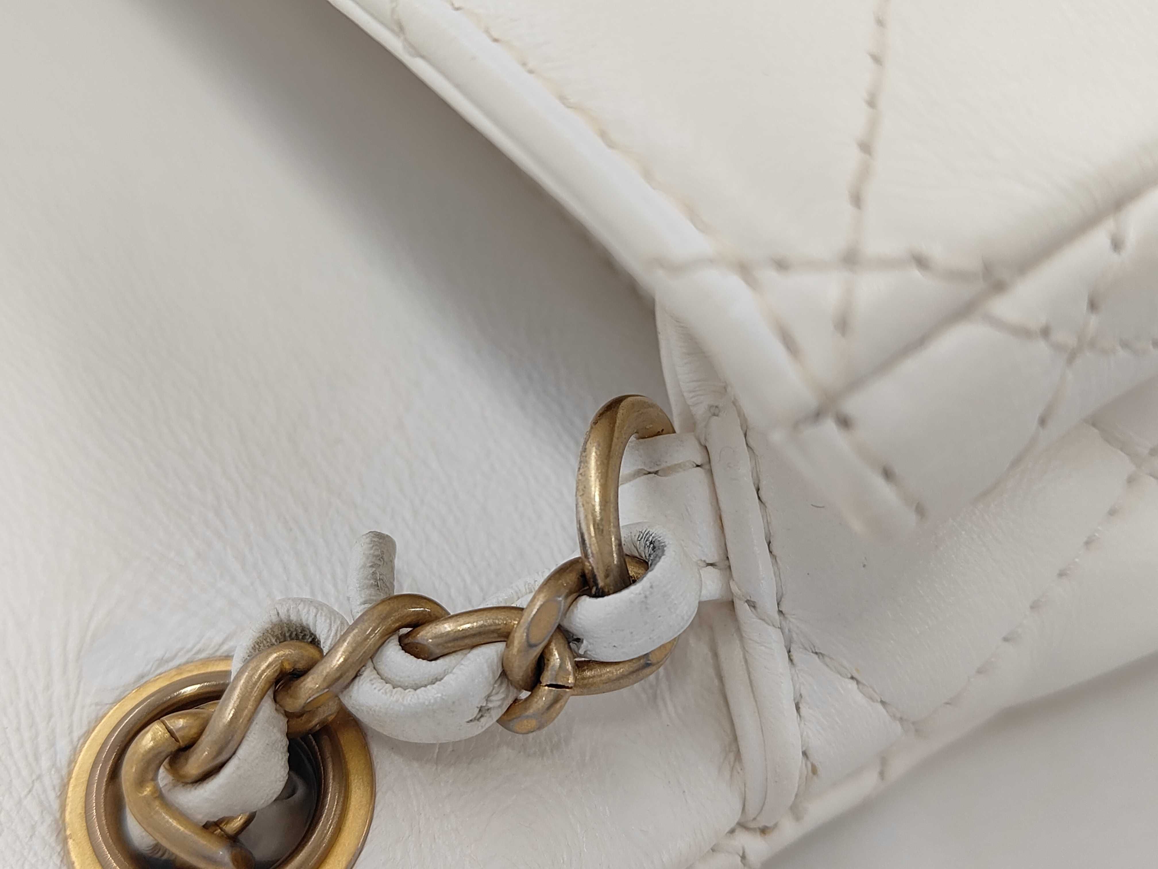 Matelassé Frill Chain Shoulder Bag, No. 30 (Shoulder Bag) — view 6