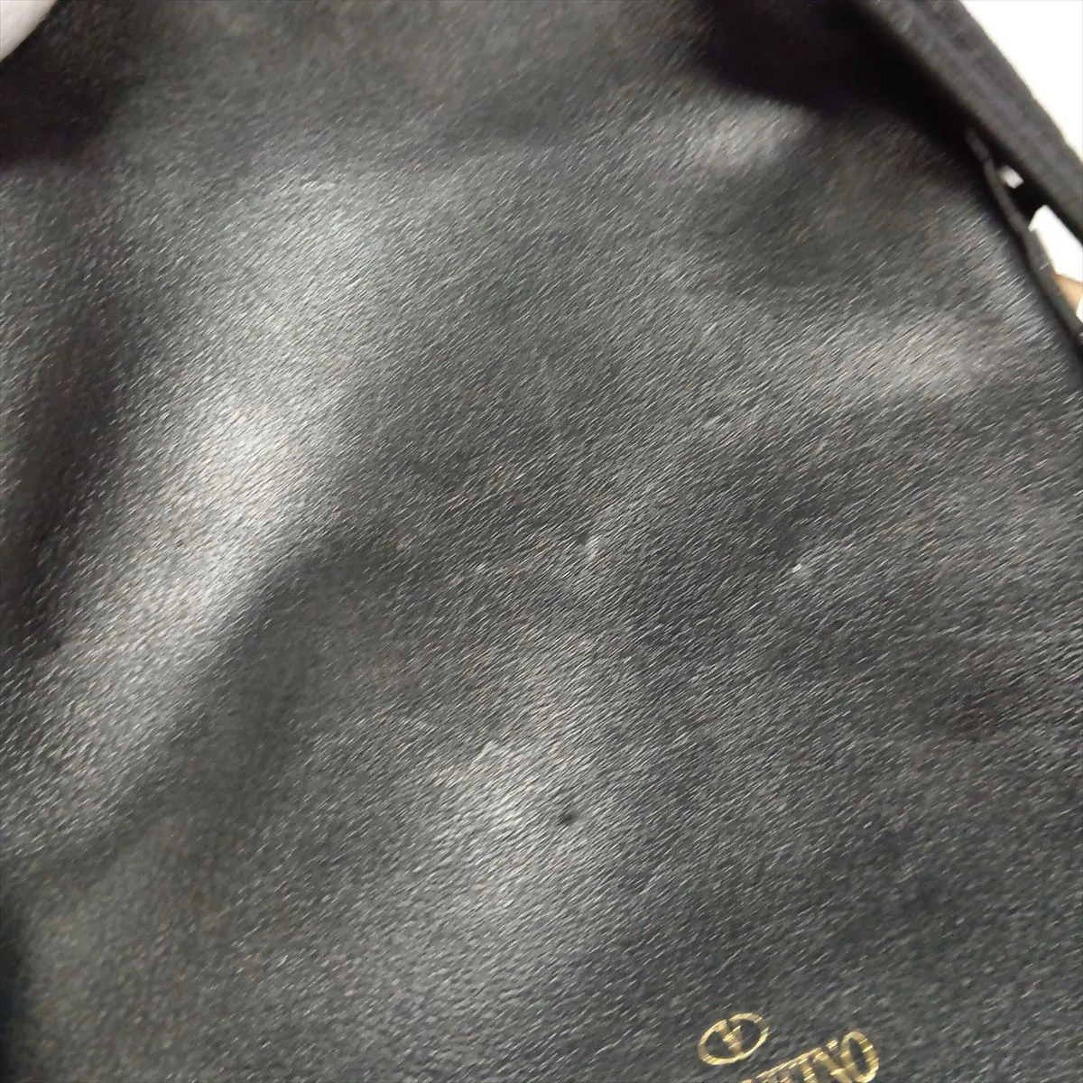 Rockstud Leather Backpack/Rucksack, Black — view 14