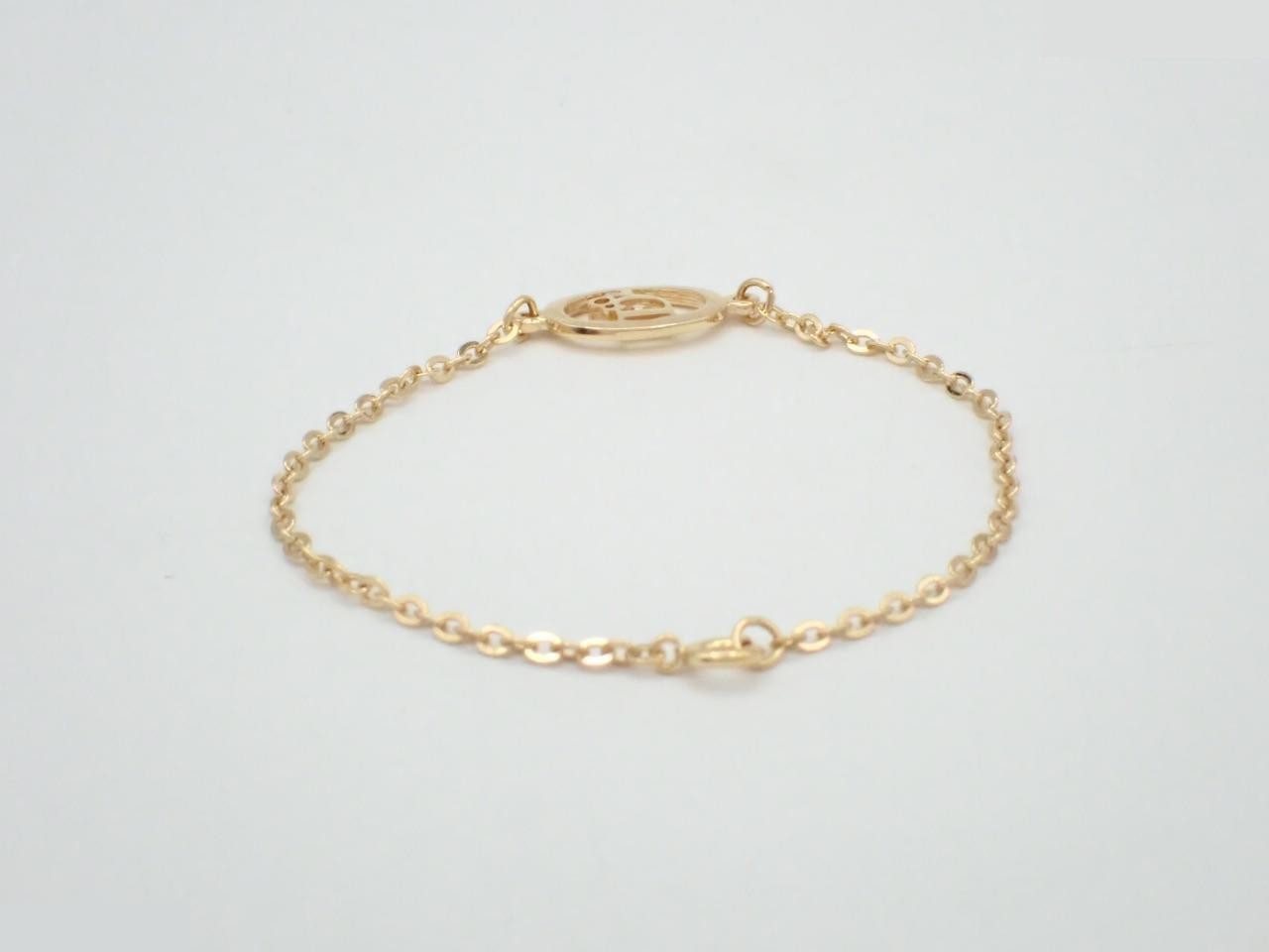 Other items in the line: Precious metal bracelets and bangles (metal), wrist circumference approximately 17.5 cm. — view 2