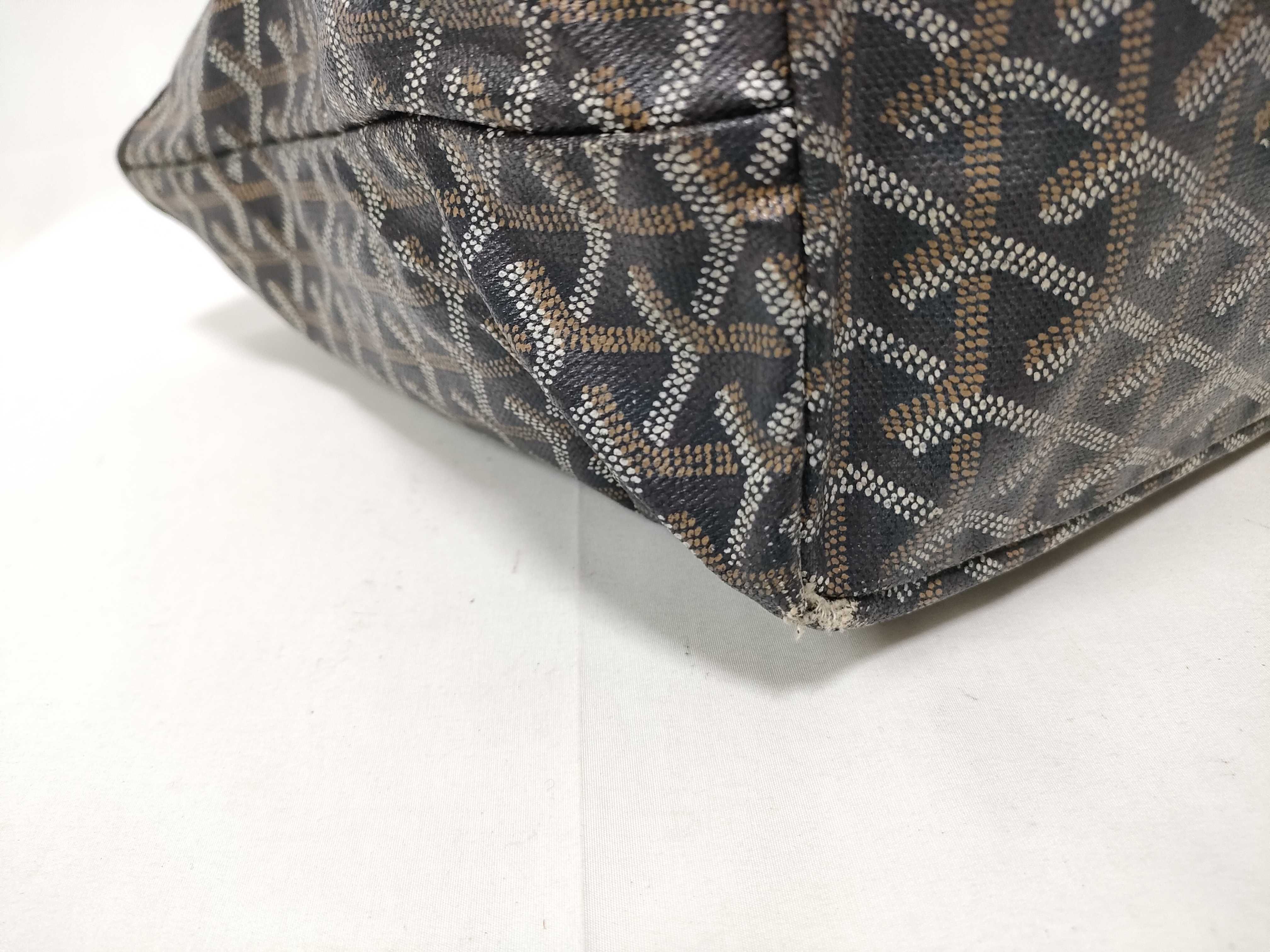 Saint Louis PM PVC x Leather Tote Bag, Black — view 6