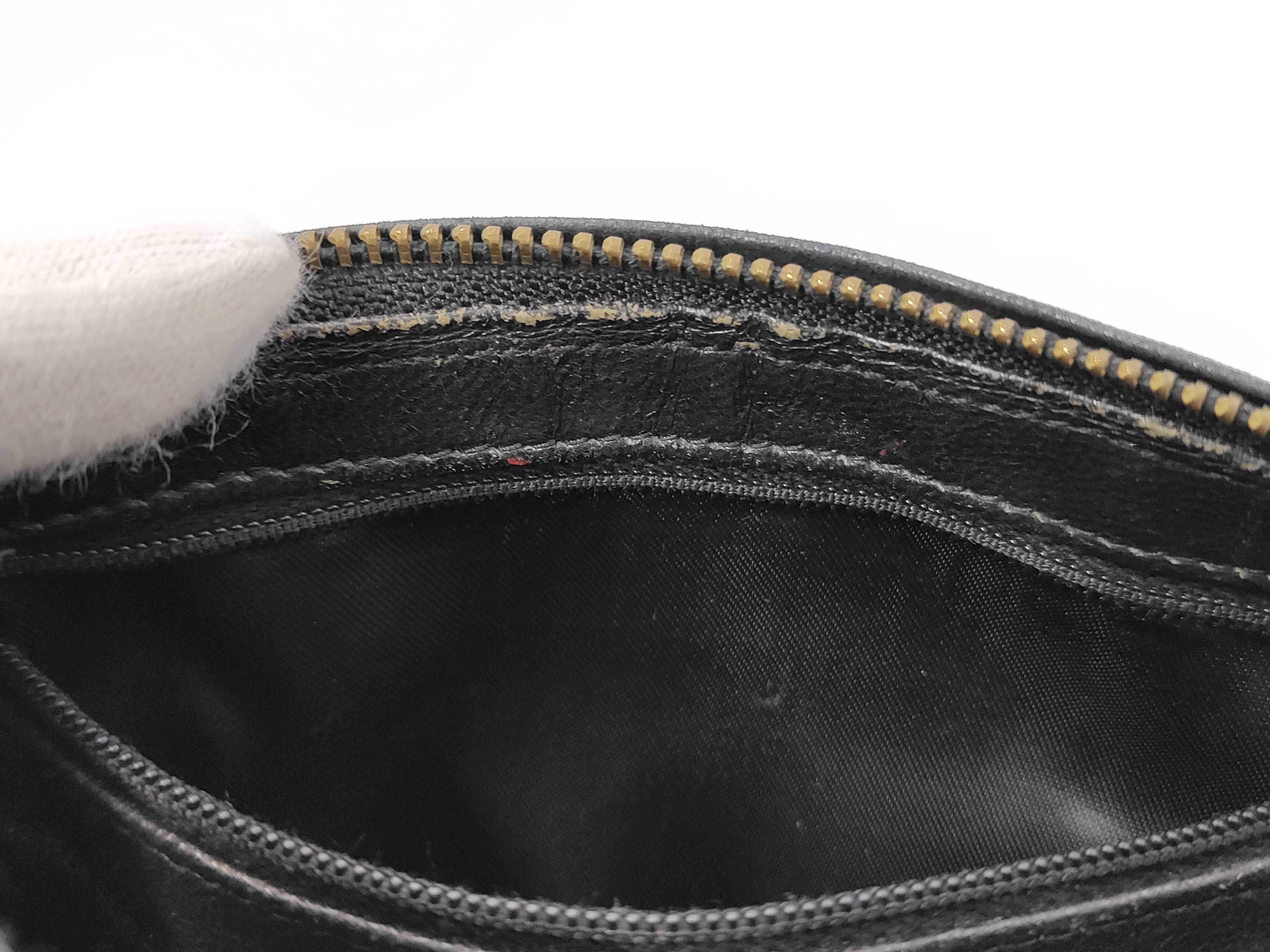 Chain Shoulder Bag, Cylindrical Shape, Fringe, Black Lambskin Shoulder Bag — view 12