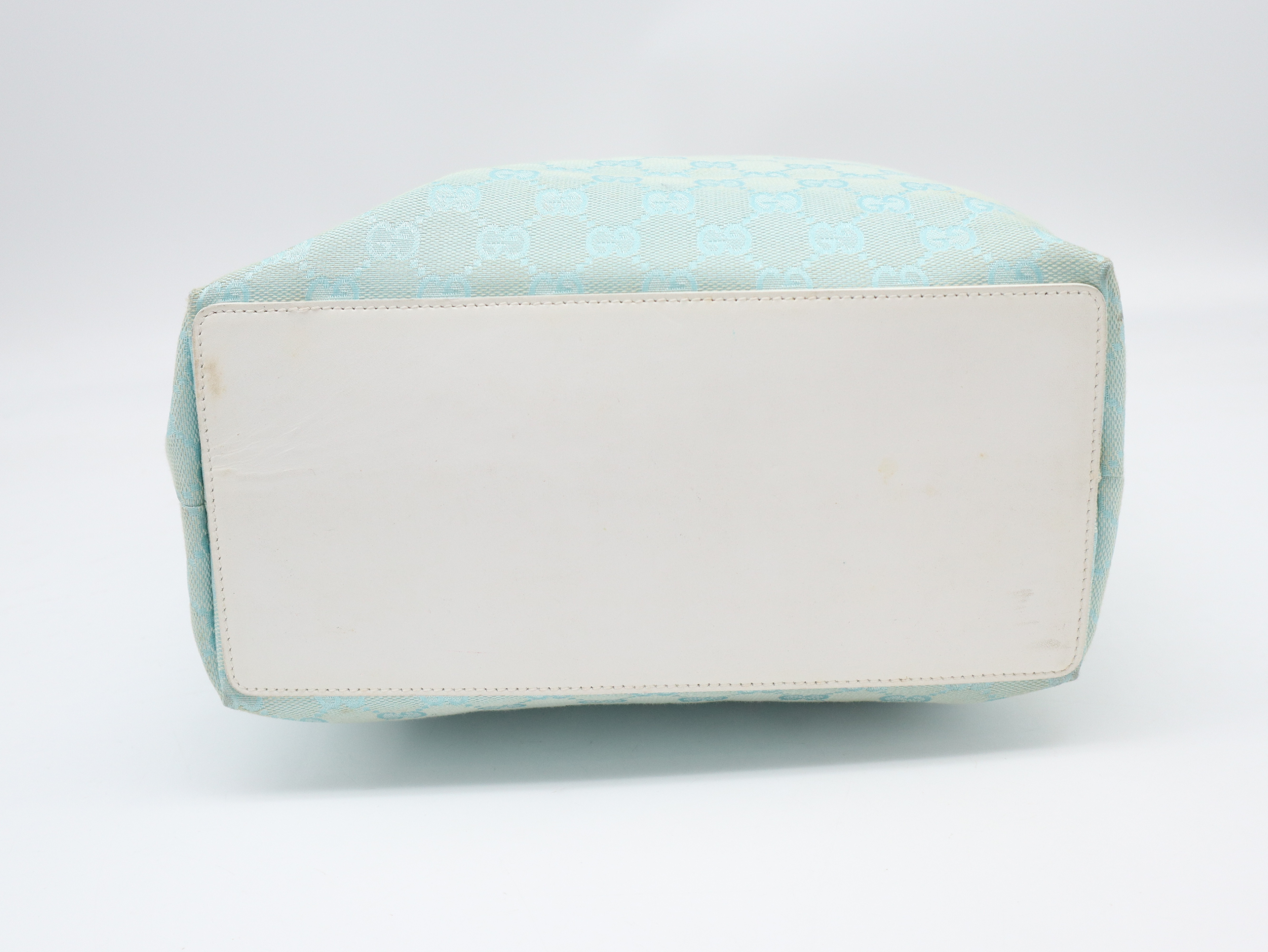 002.1098GG Canvas Tote Bag, Light Green Tote Bag — view 5