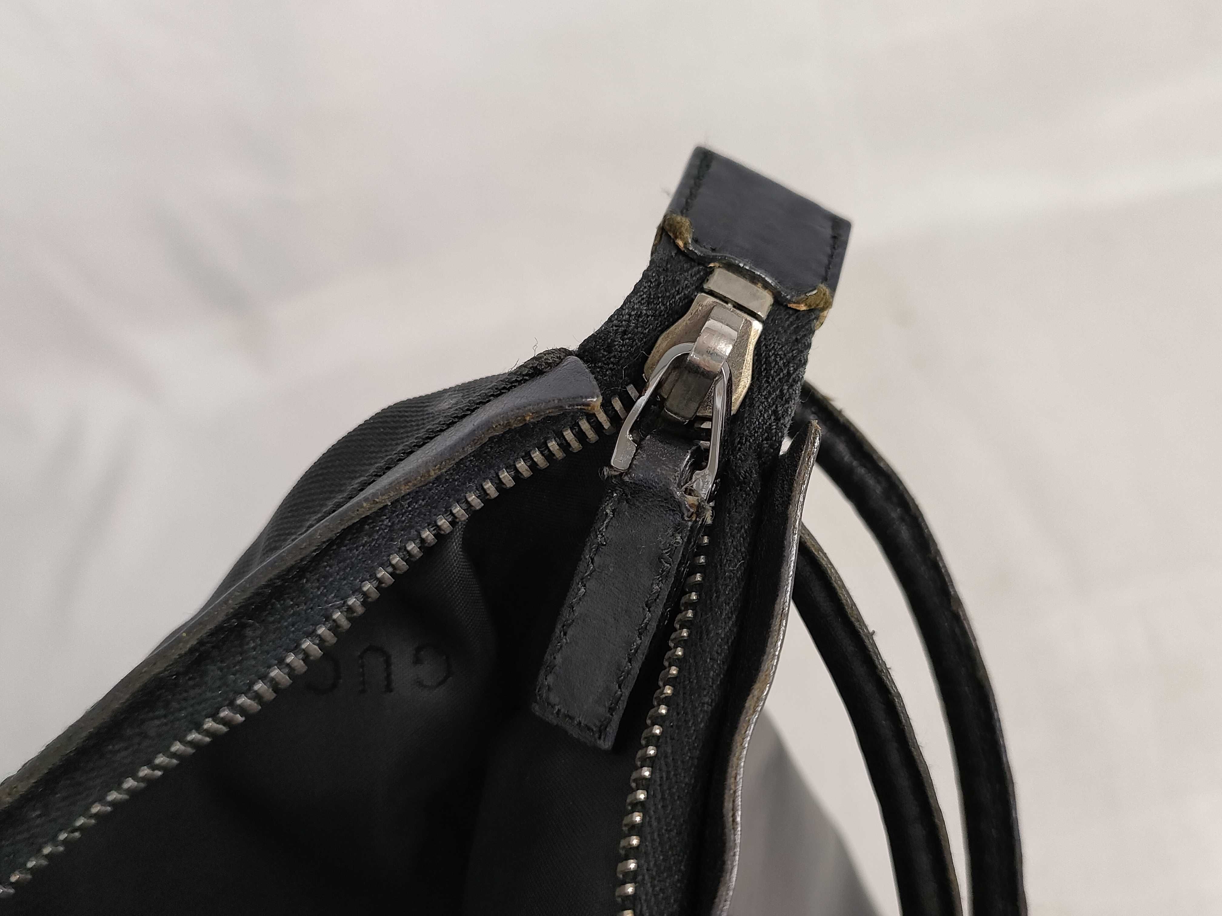 Shoulder Bag, Black Nylon Shoulder Bag — view 13