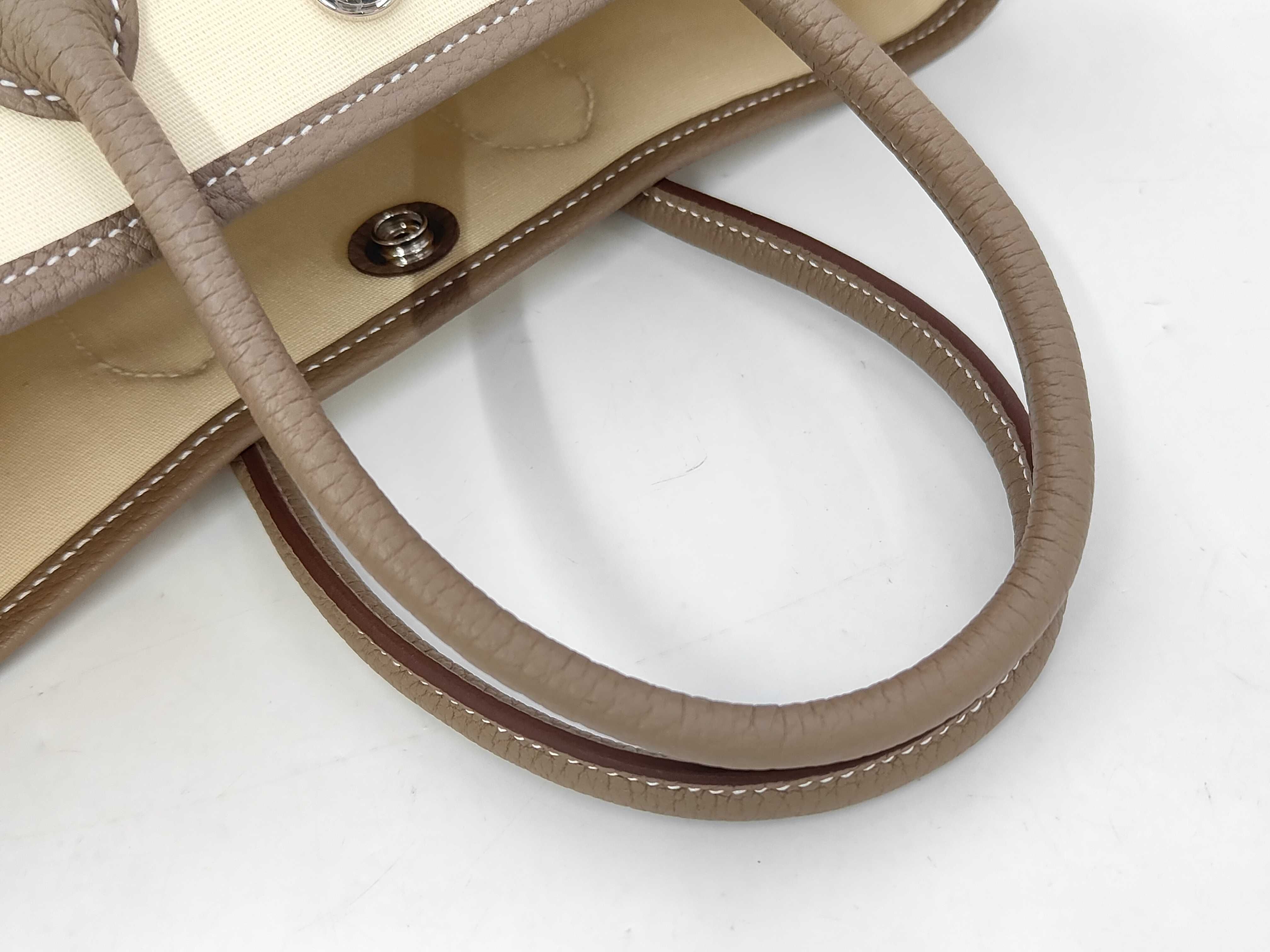 Neo Garden 23 Etoupe/Vanilla x Toile Officier/Negonda x Silver Hardware x G Stamp Handbag — view 5