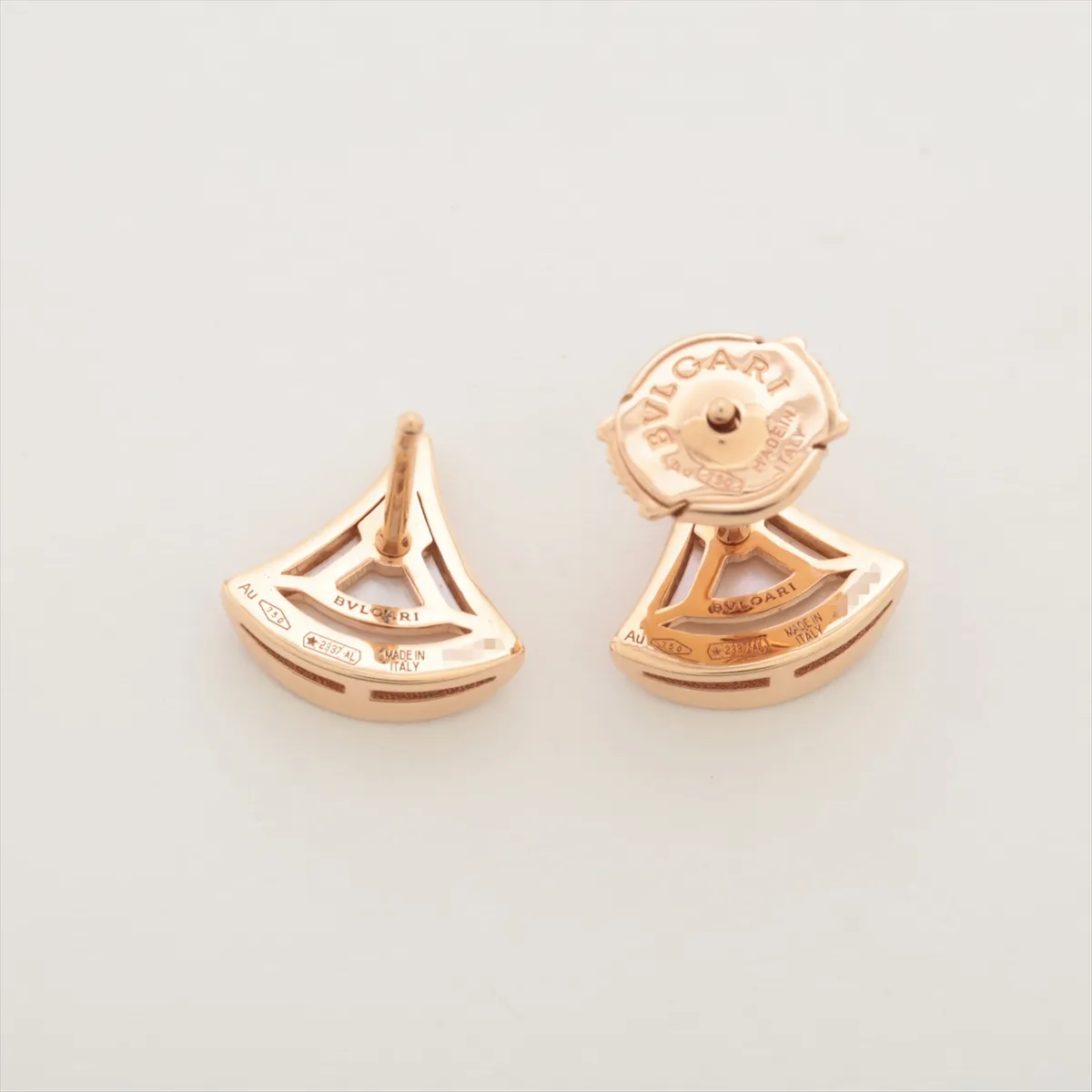 Diva's Dream Shell Diamond Earrings, 750 (PG), 2.4g, ACR605. — view 2