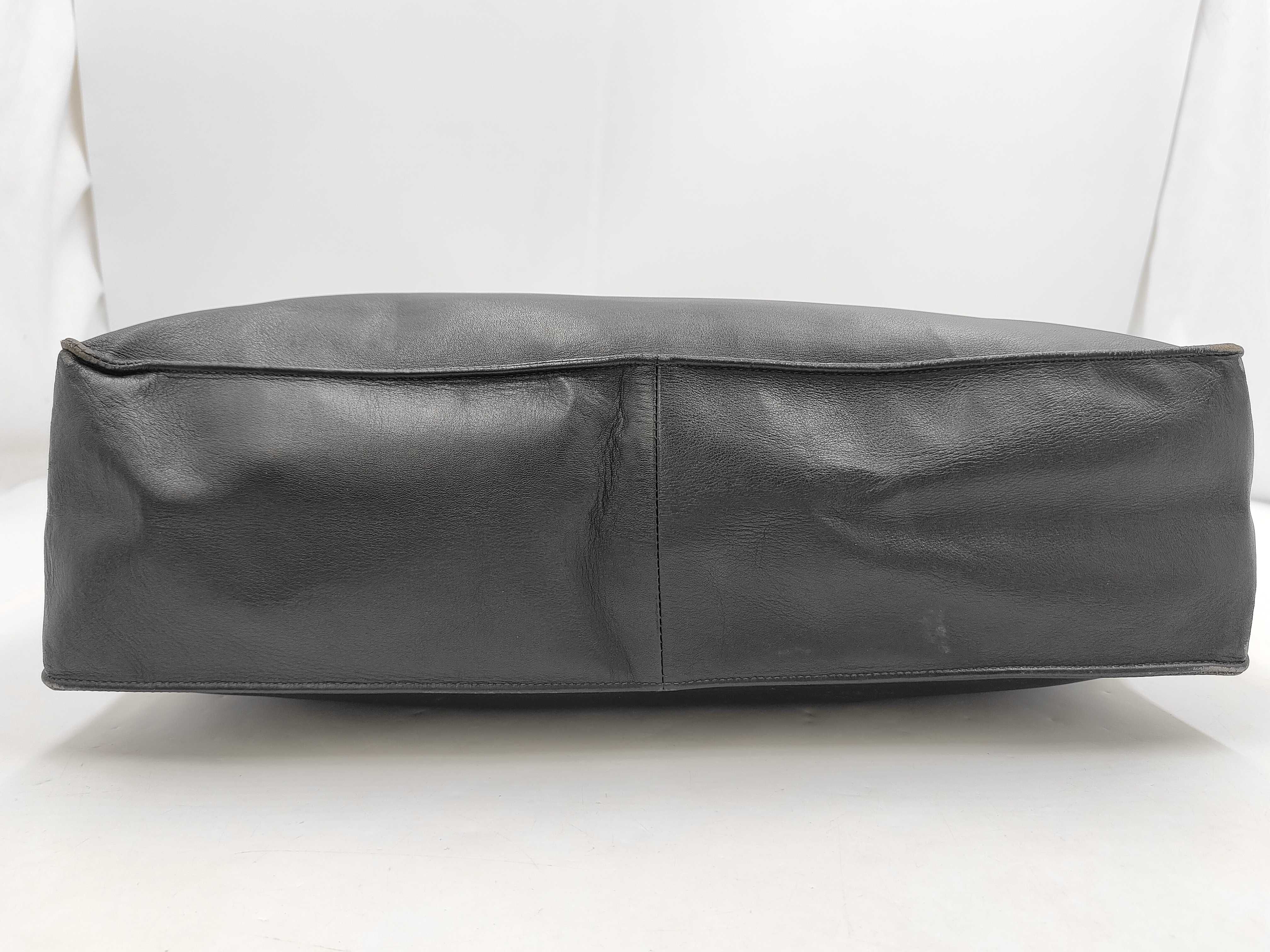 leather chain tote bag — view 6