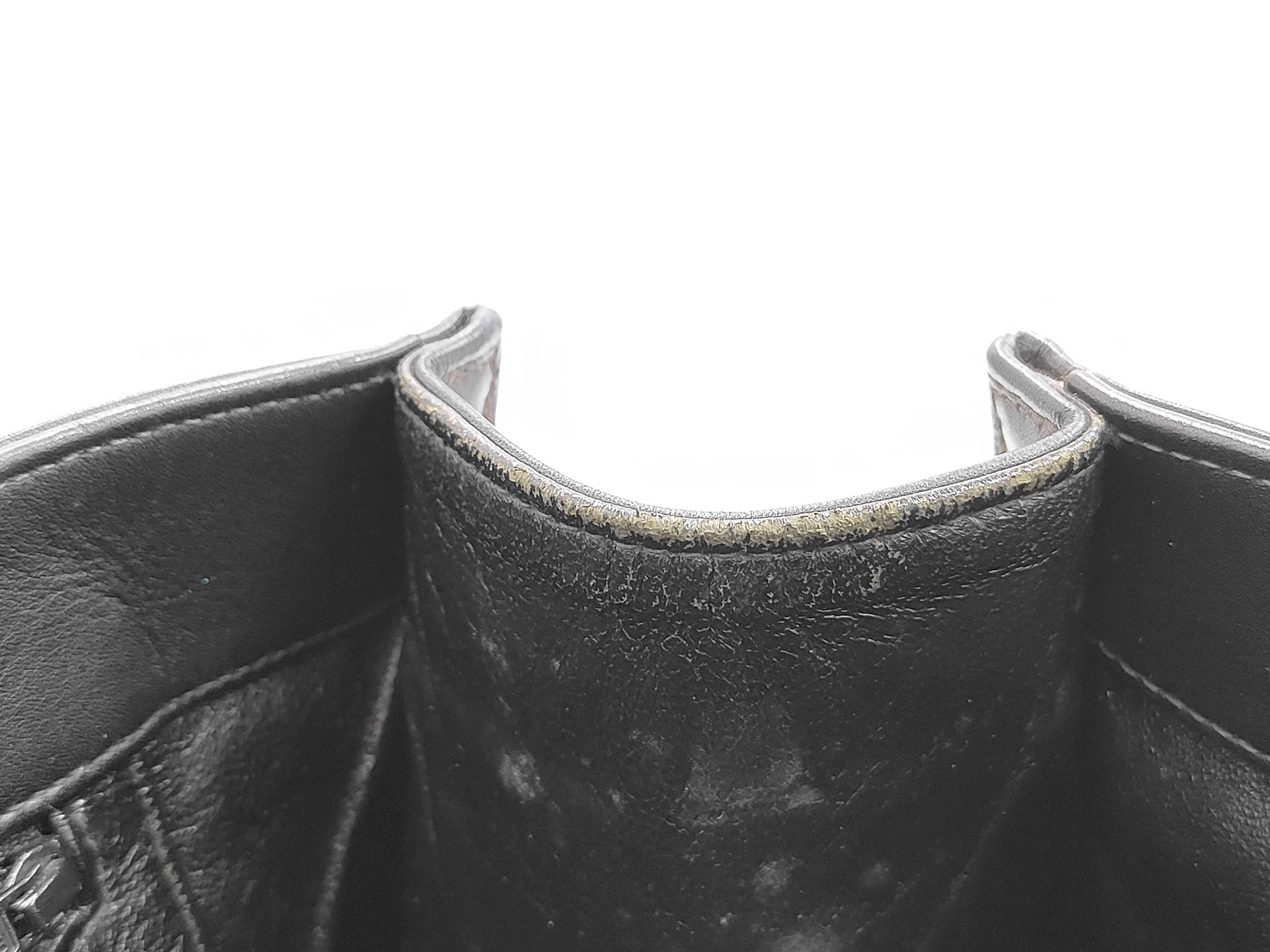 leather chain tote bag — view 8