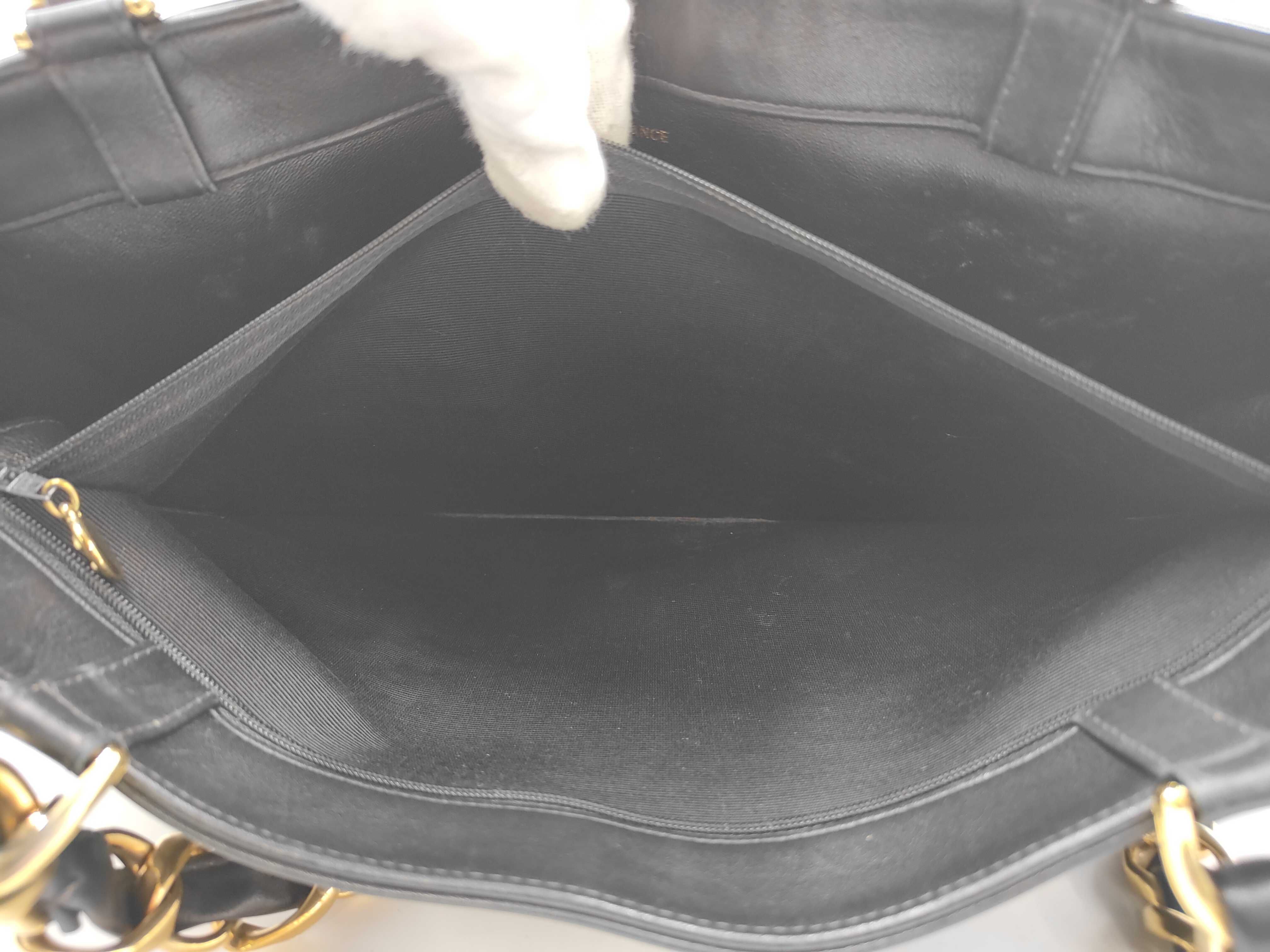 leather chain tote bag — view 10