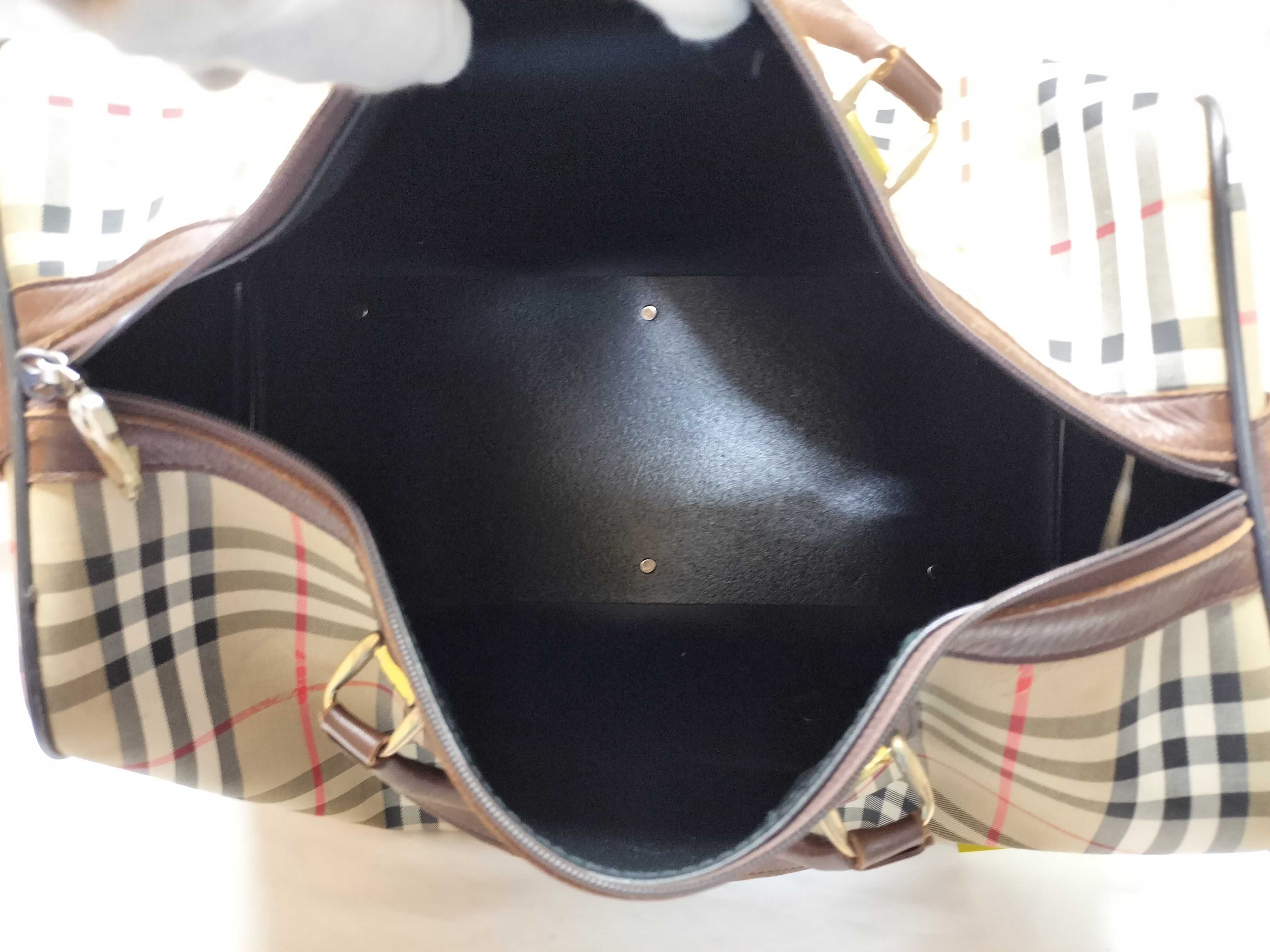 Nova Check Shadow Horse Boston Bag — view 11