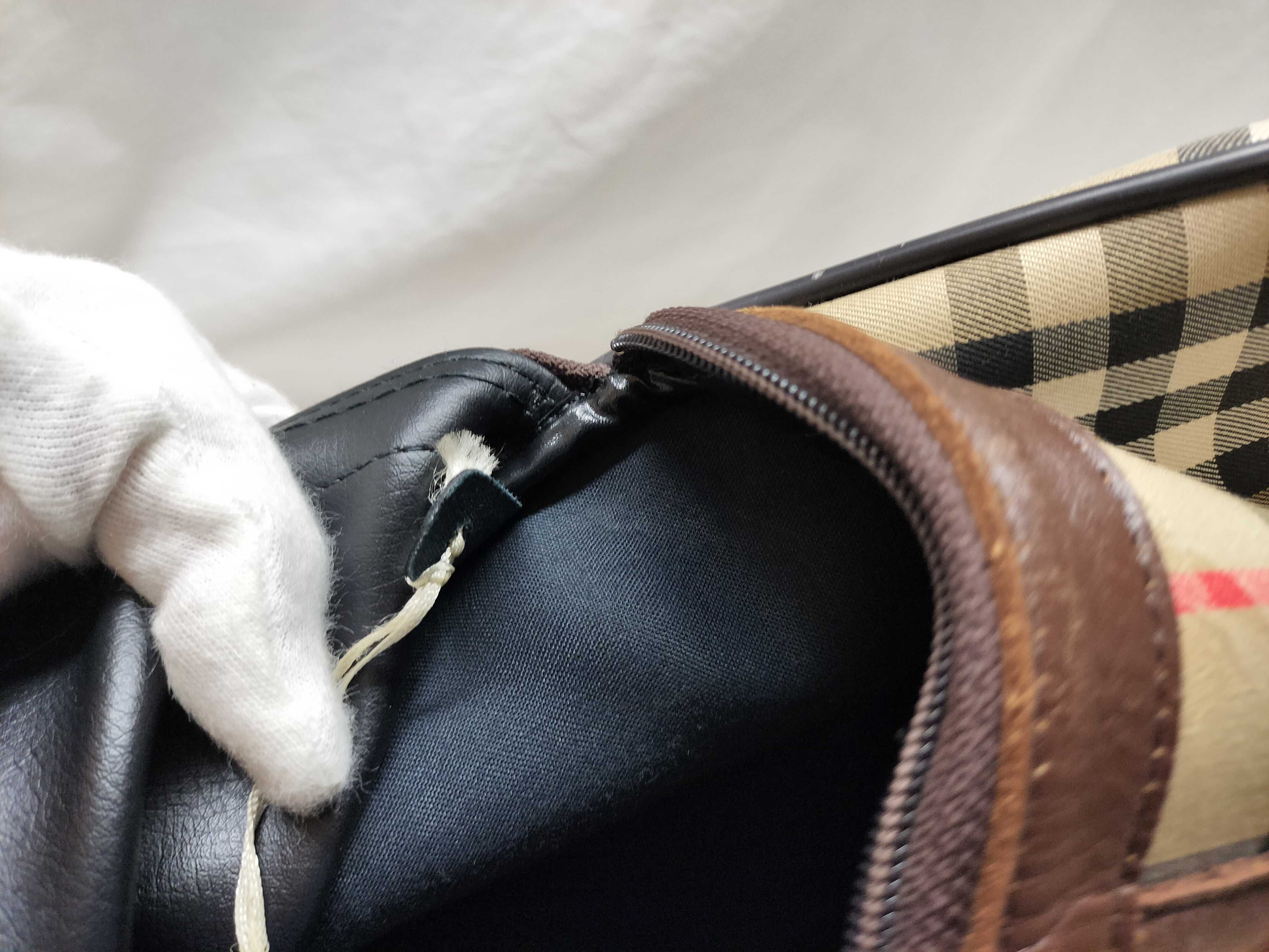 Nova Check Shadow Horse Boston Bag — view 12