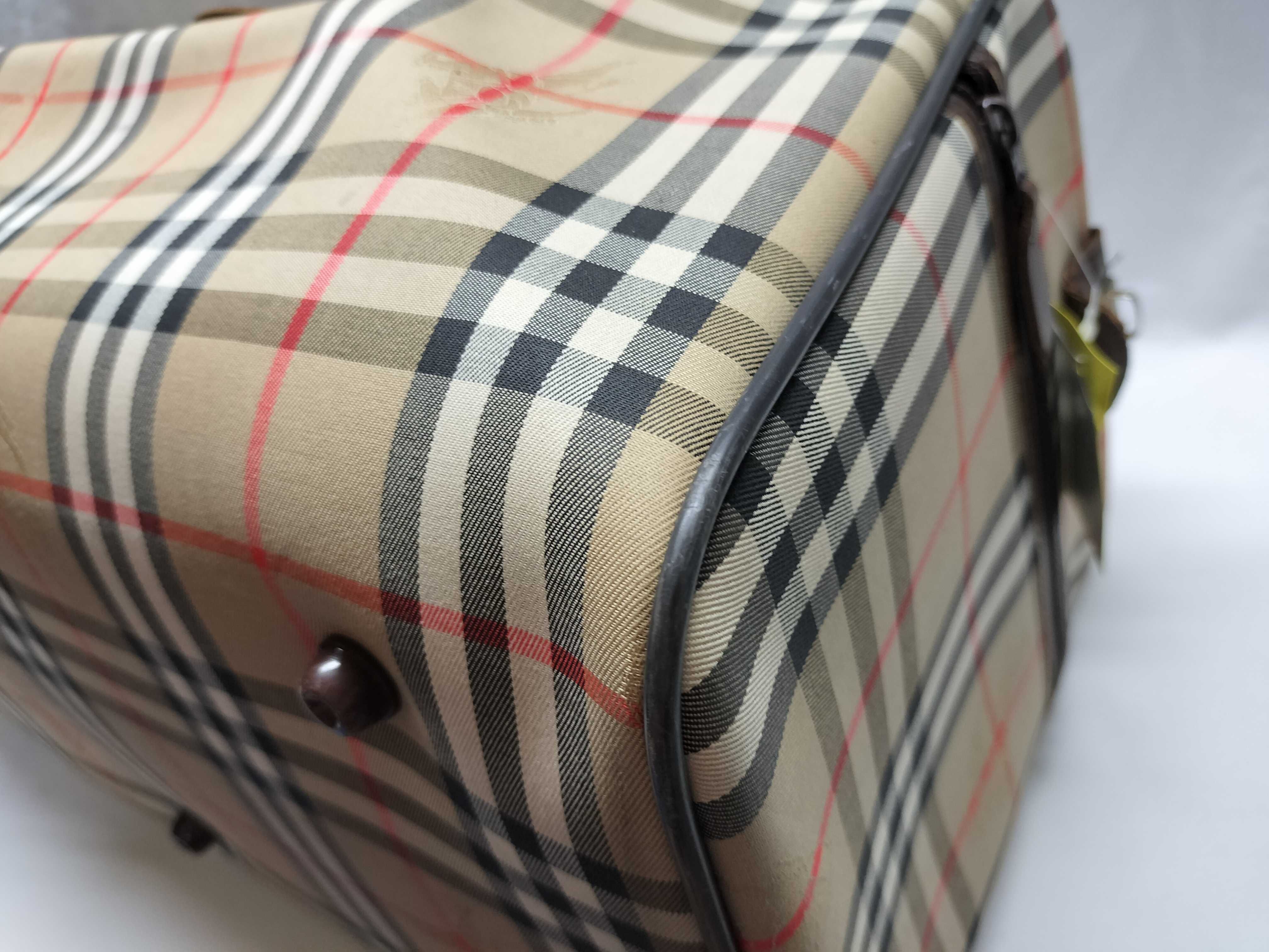 Nova Check Shadow Horse Boston Bag — view 5