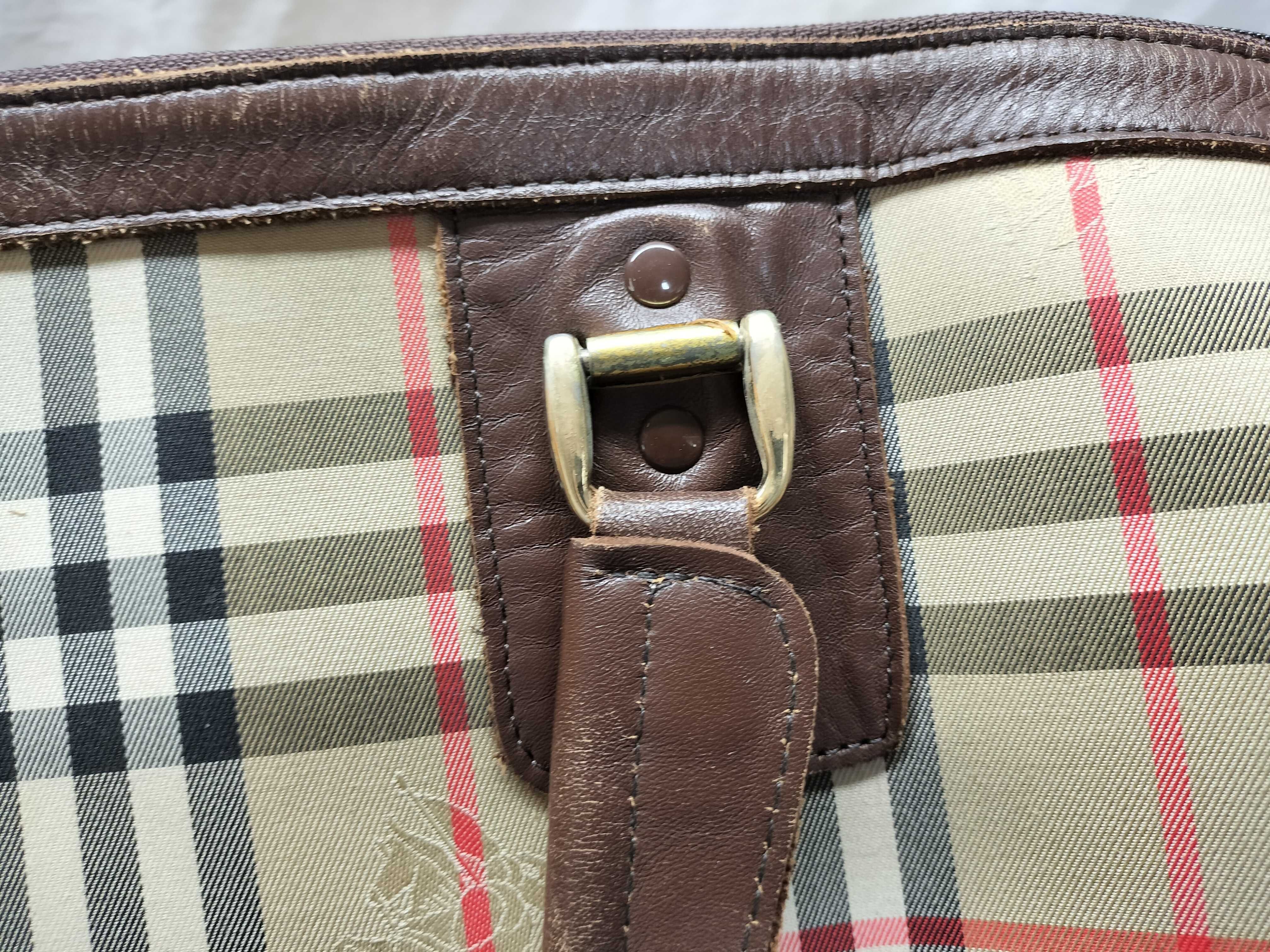 Nova Check Shadow Horse Boston Bag — view 8