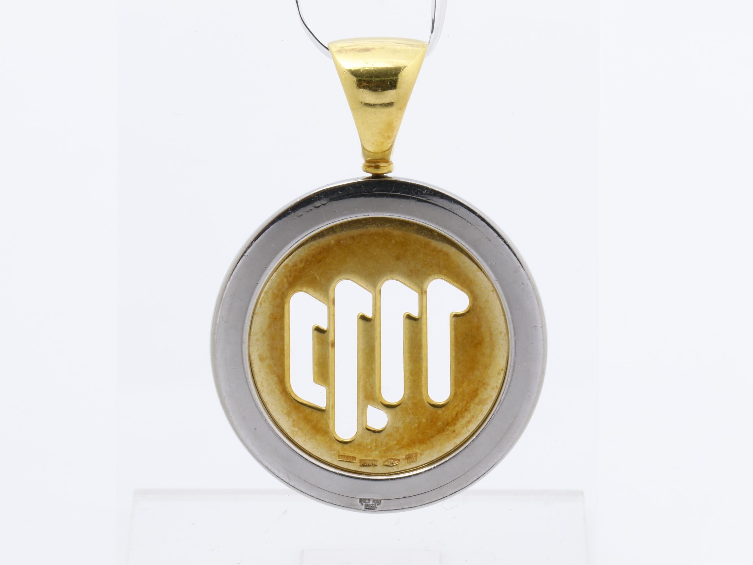750YG/SS pendant, 12.6g — view 4