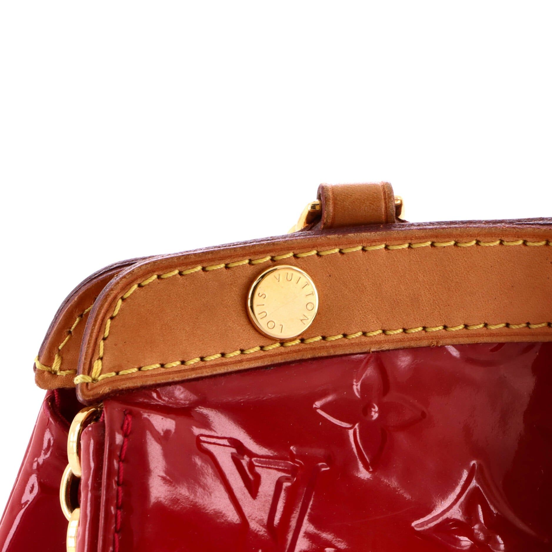 Brea Handbag Monogram Vernis Mm — view 6