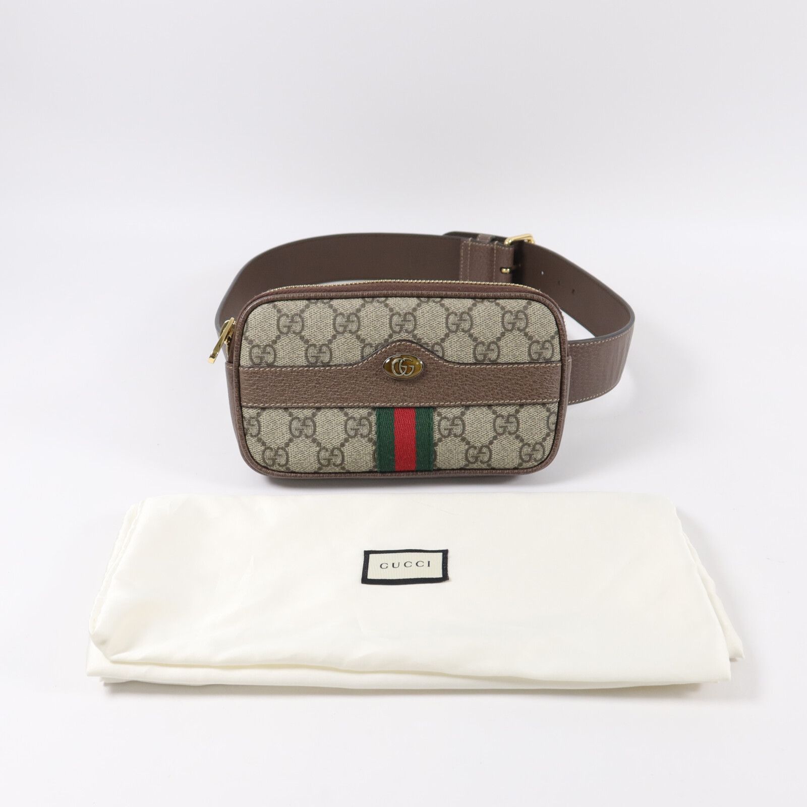 GG Coated Canvas Ophidia Belt Bag — view 17