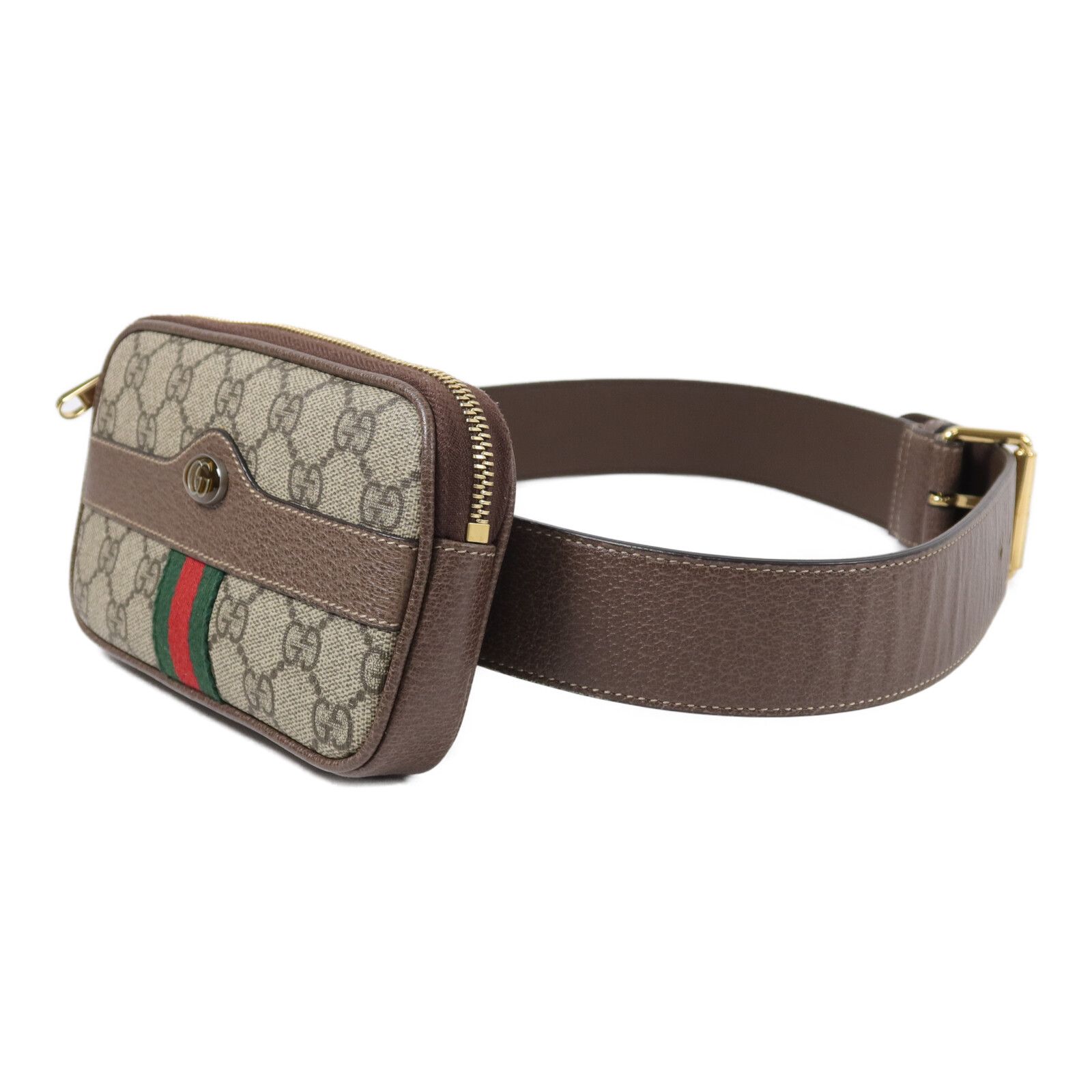 GG Coated Canvas Ophidia Belt Bag — view 3