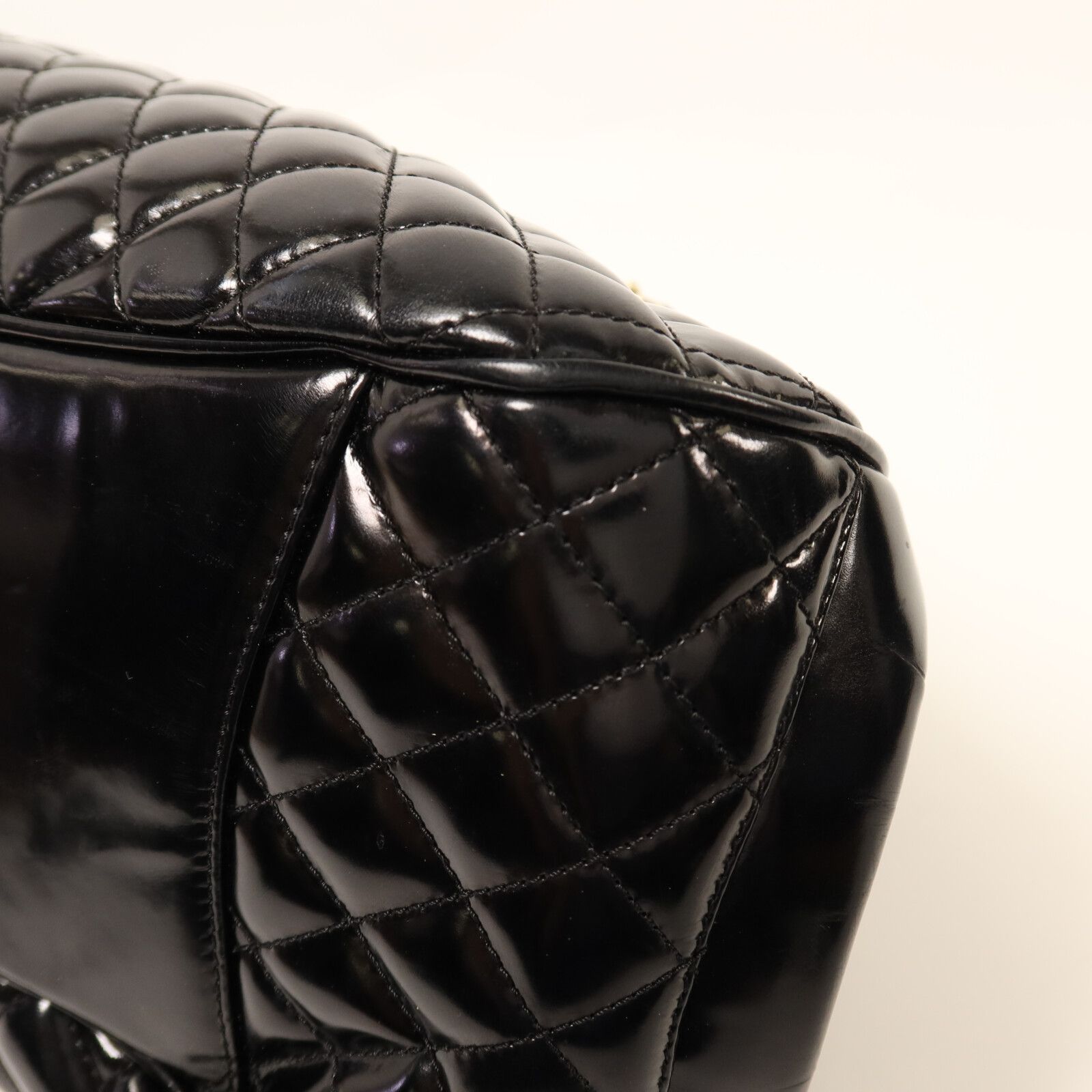 Quilted Mademoiselle Frame Bag, Black — view 11