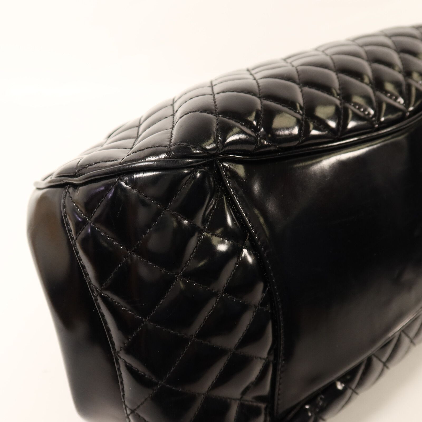 Quilted Mademoiselle Frame Bag, Black — view 10