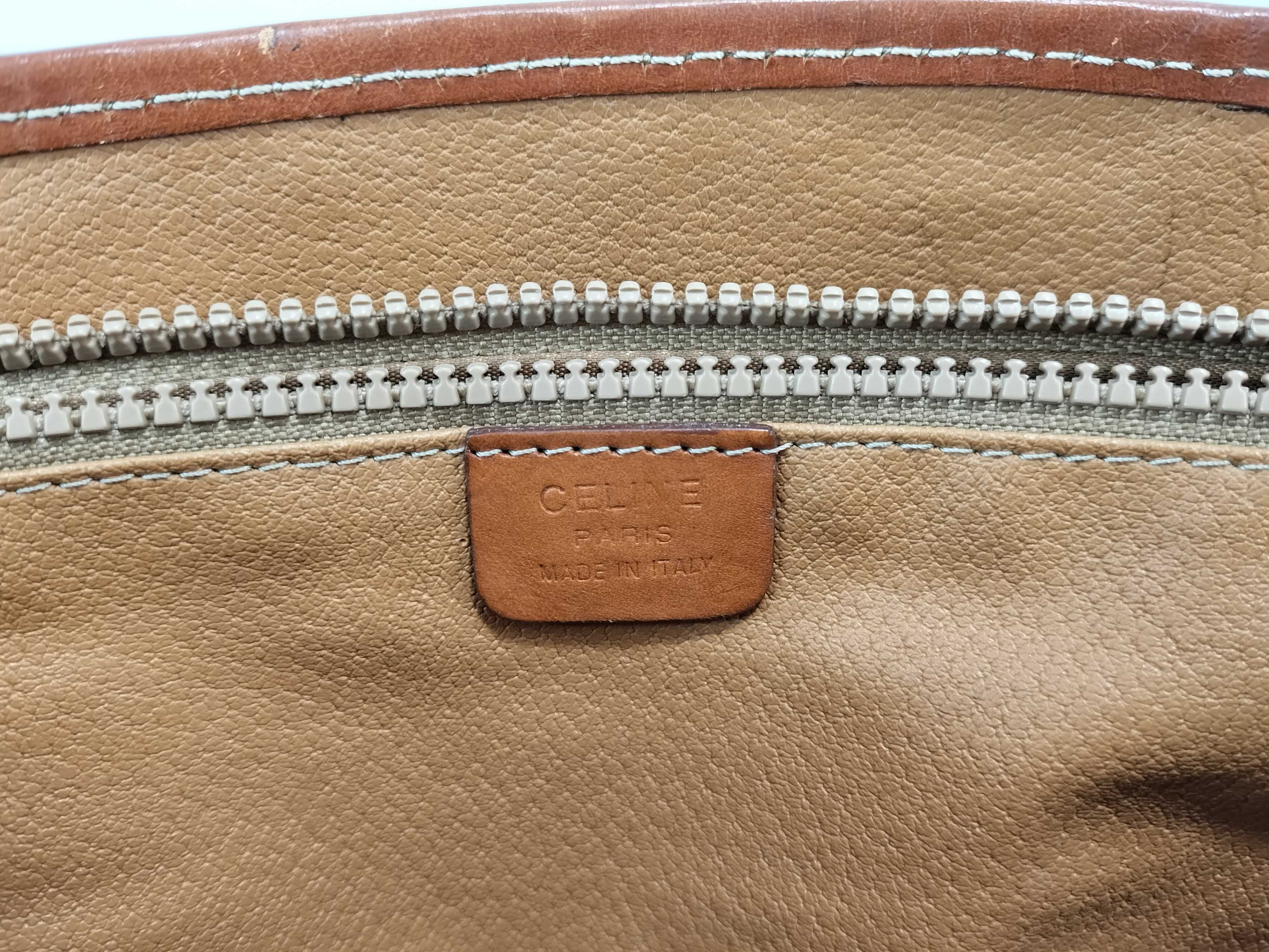 Macadam Pattern Bucket Tote Shoulder Bag — view 11