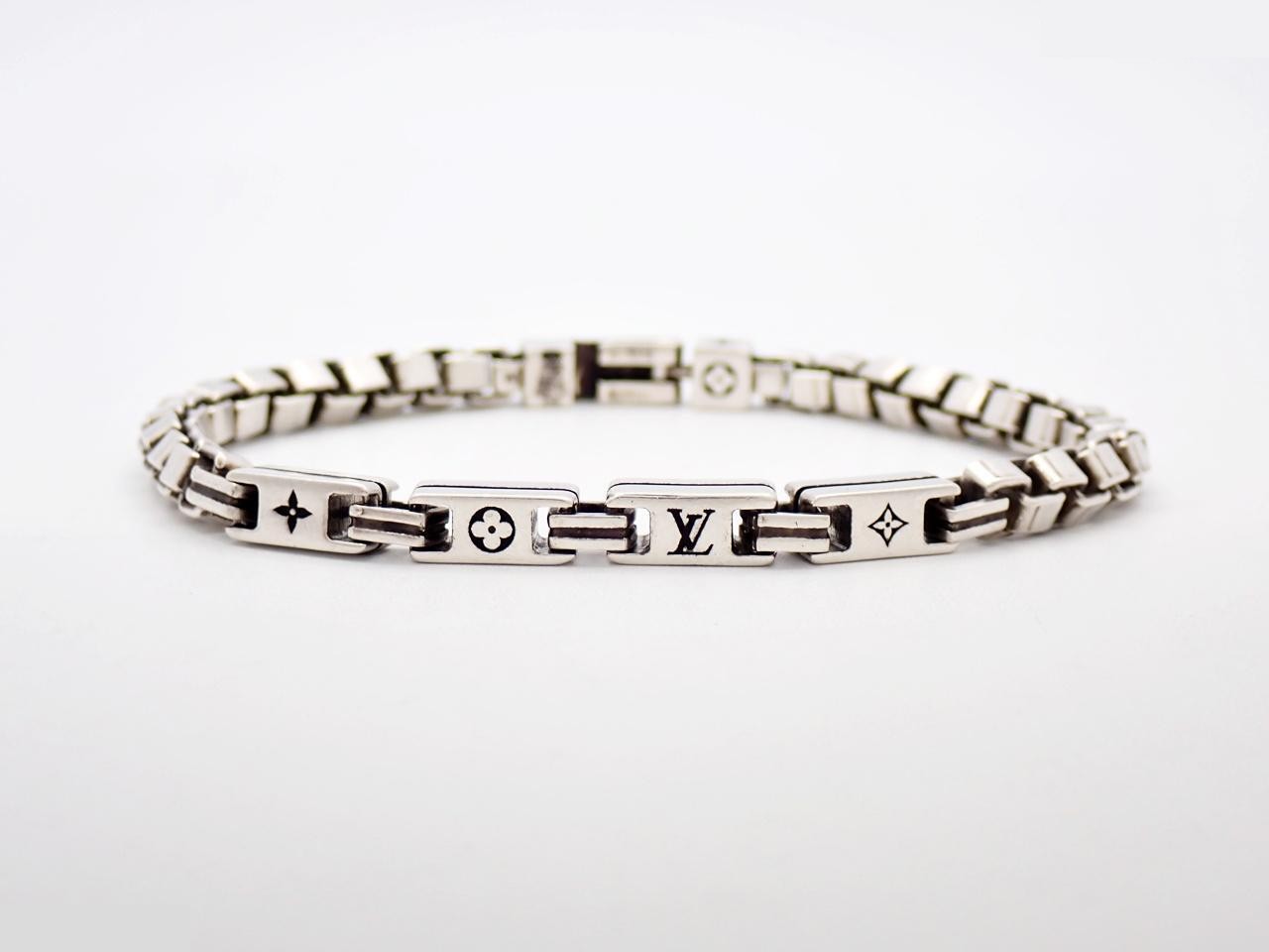 LV Tailor bracelet, 925 sterling silver, 30.8g, wrist circumference approx. 19cm