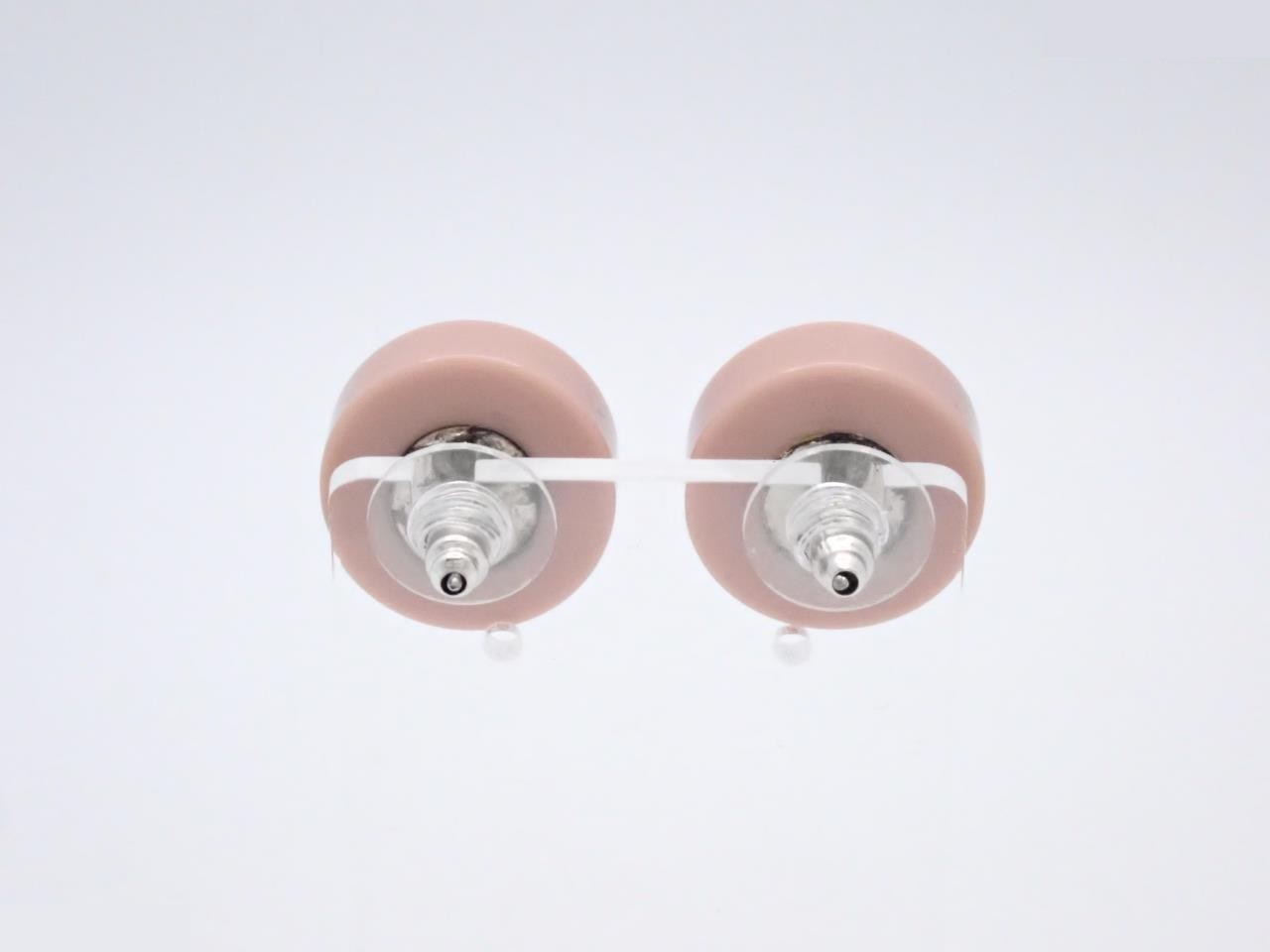 Coco Mark Heart Rhinestone Earrings — view 2